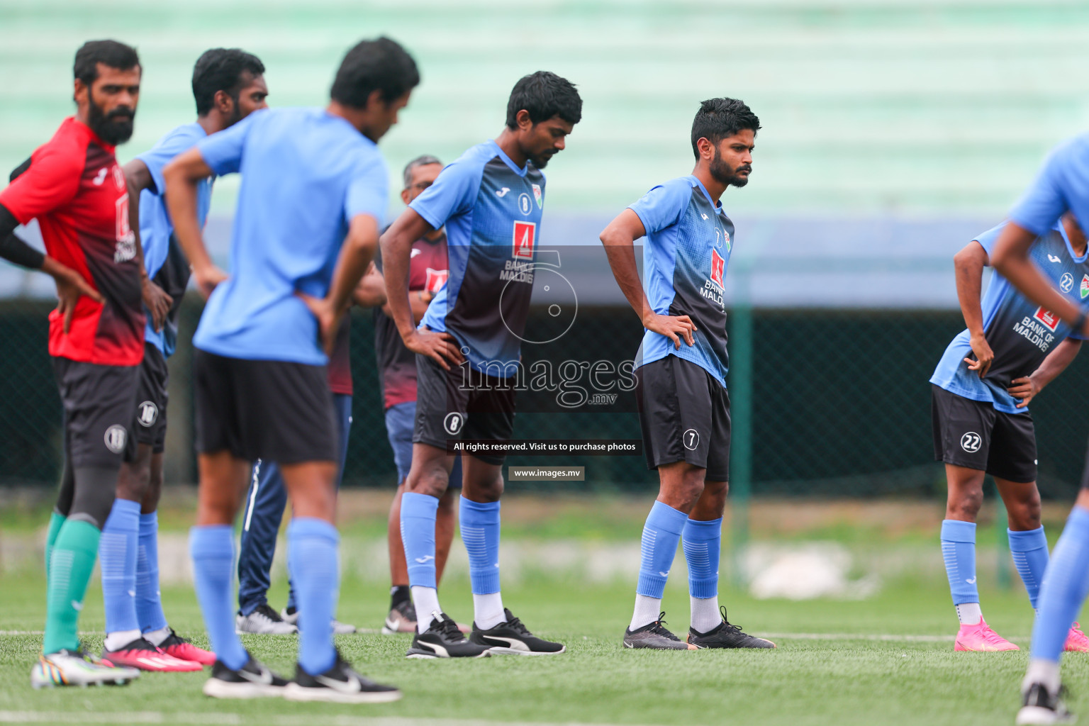 Maldives Practice Sessions on 26 June 2023 before their match in Bangabandhu SAFF Championship 2023 held in Bengaluru Football Ground