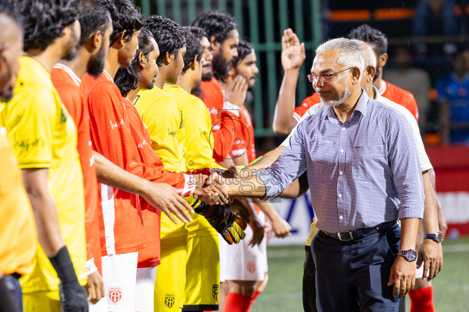 HA Muraidhoo vs HA Vashafaru in Day 9 of Golden Futsal Challenge 2025 was held on Monday, 13th January 2025, in Hulhumale', Maldives
Photos: Ismail Thoriq / images.mv