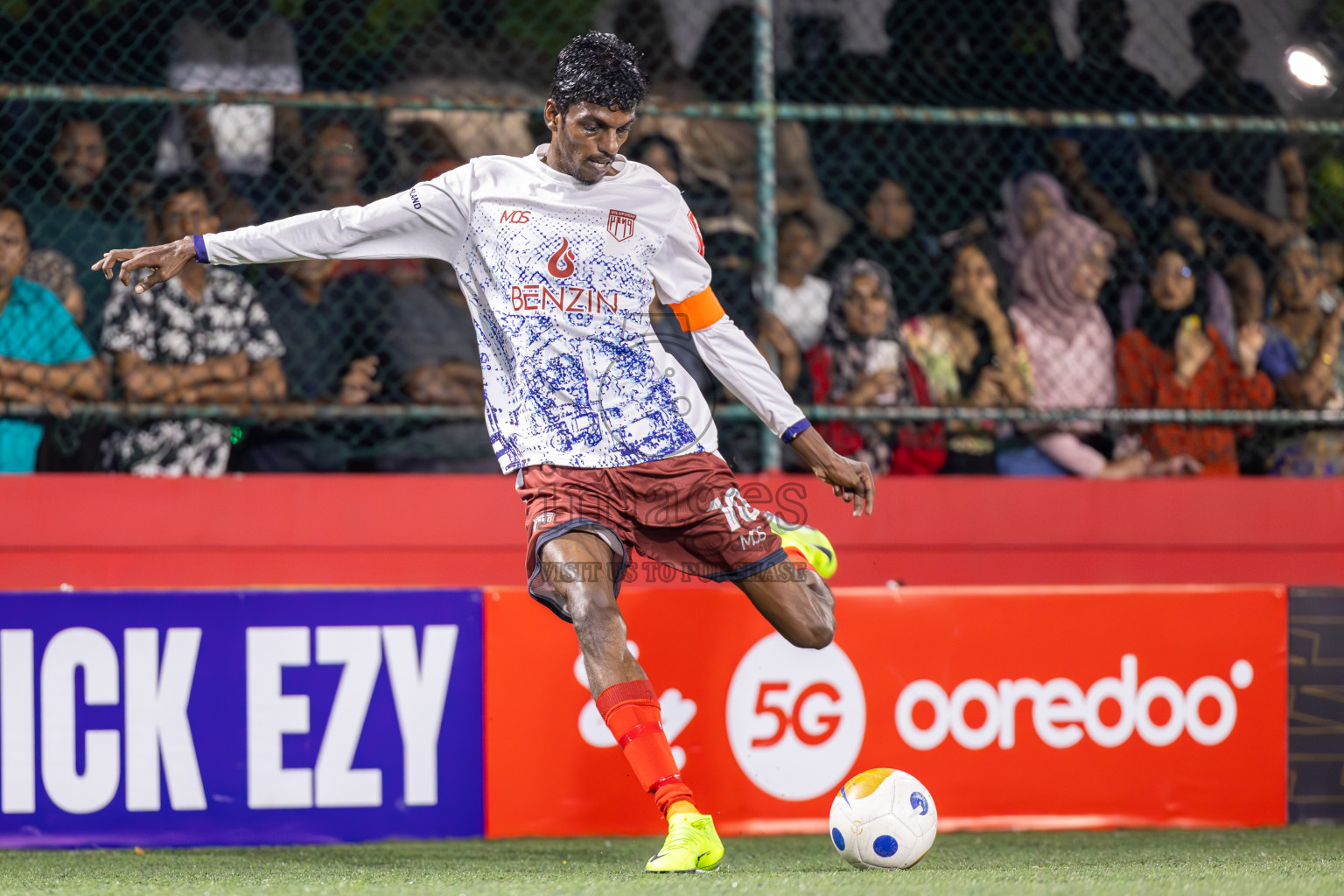 Th Dhiyamigili vs Th Vilufushi  in Day 6 of Golden Futsal Challenge 2025 on Friday, 6th January 2025, in Hulhumale', Maldives
Photos: Ismail Thoriq / images.mv