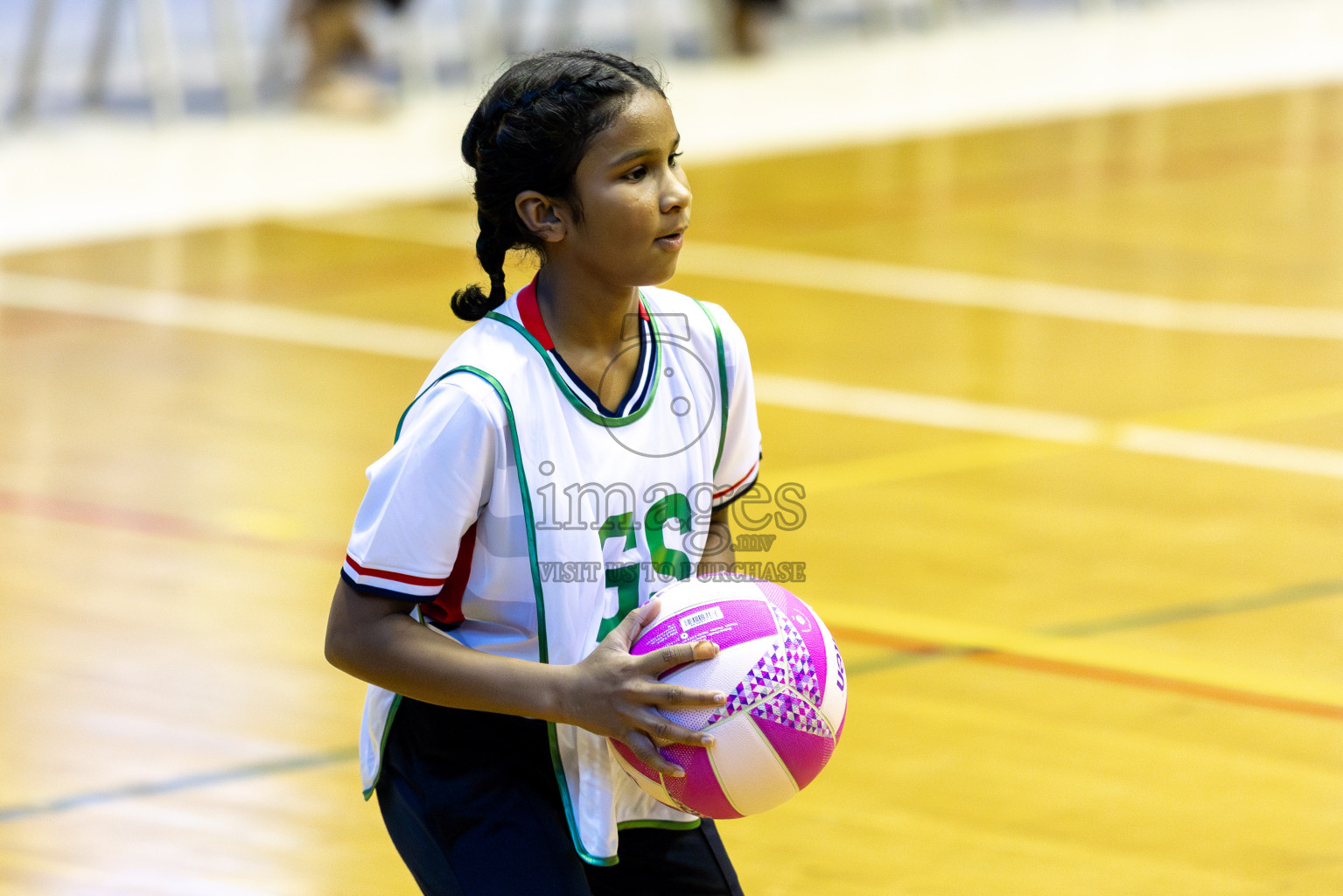 NSA B vs Net Queens Day 6  of 3rd Netball Junior Championship, held at Social Center on Friday 24th January 2025 . Photos: Shuu Abdul Sattar / images.mv