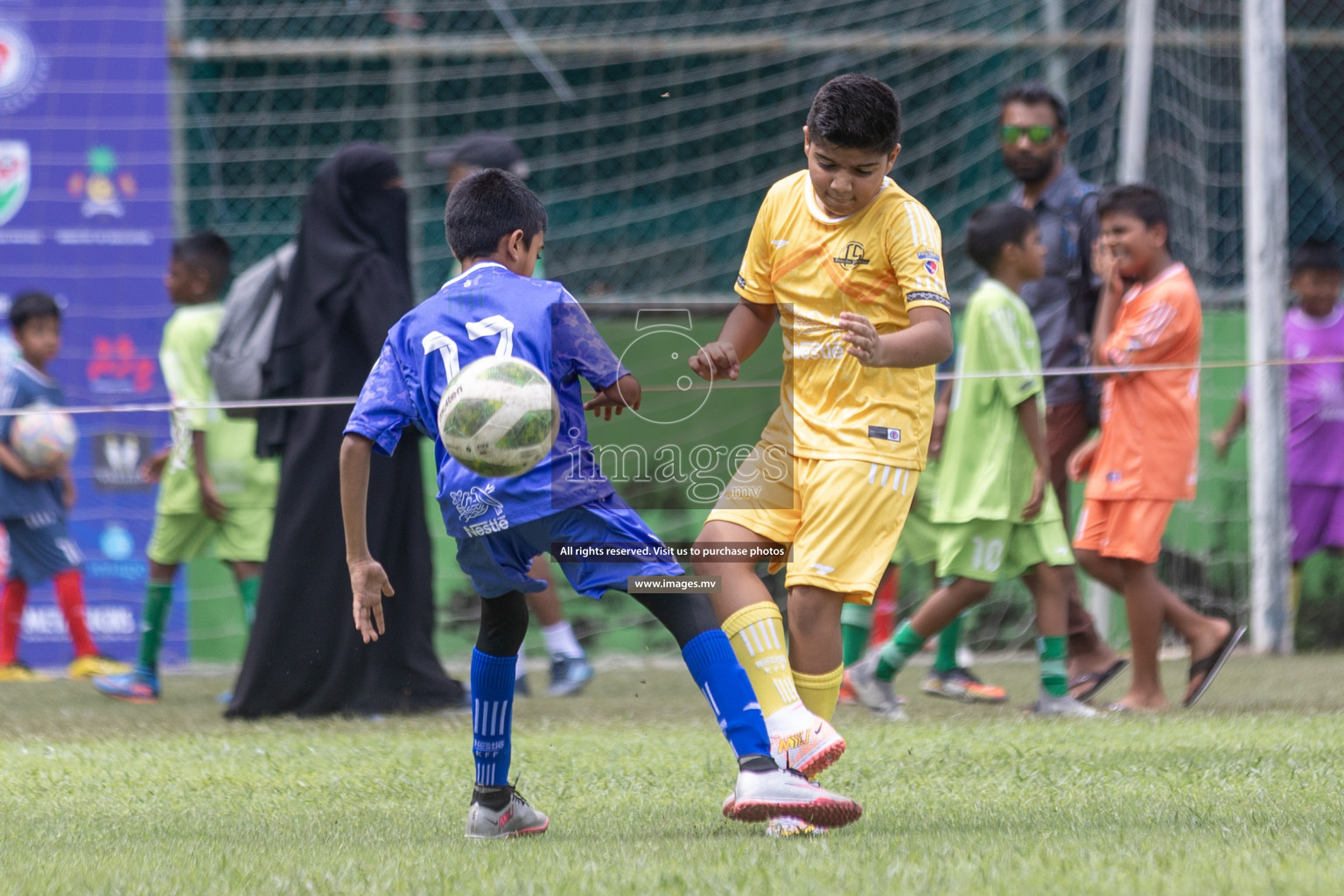 Day 1 of Nestle kids football fiesta, held in Henveyru Football Stadium, Male', Maldives on Wednesday, 11th October 2023 Photos: Shut Abdul Sattar/ Images.mv