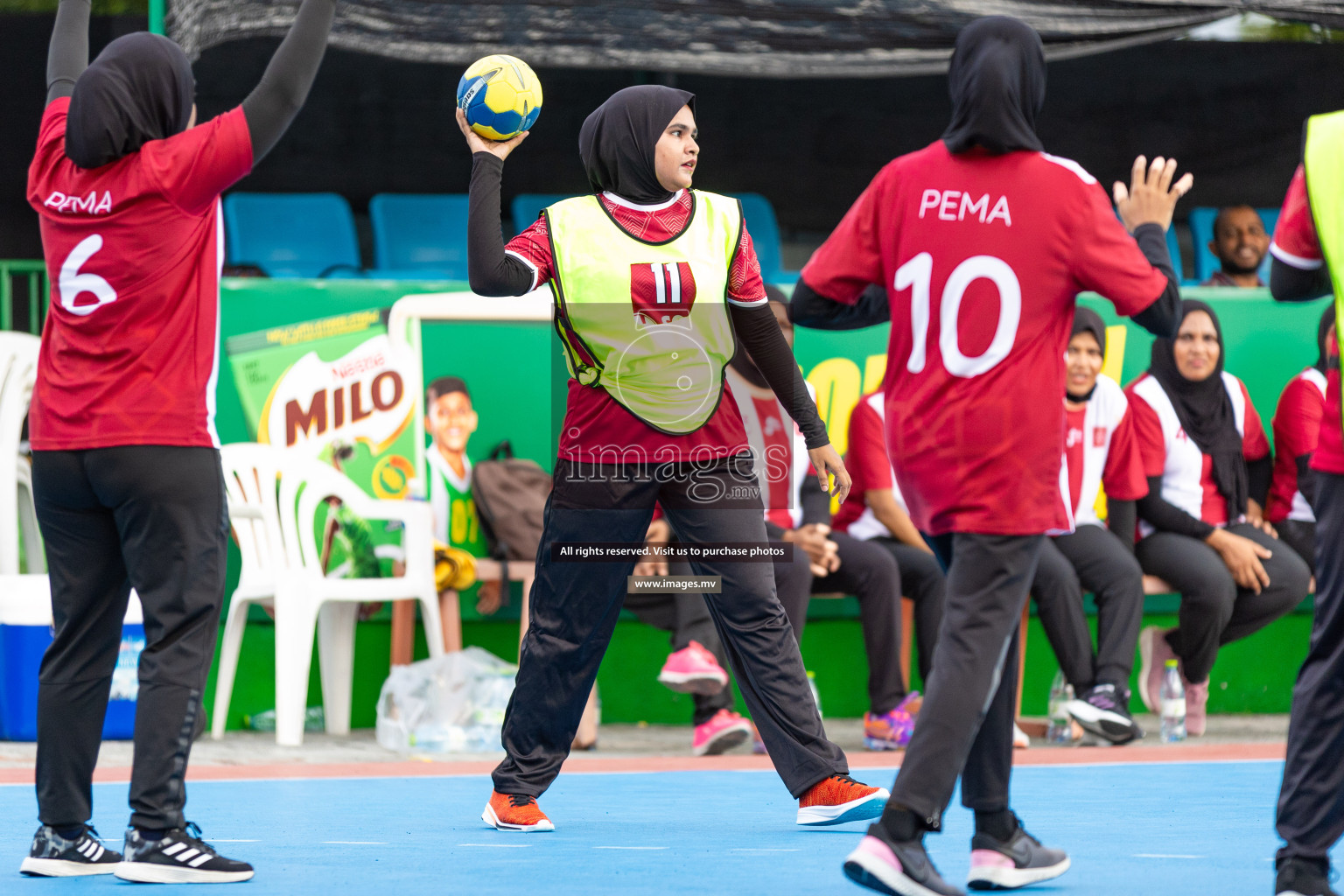 Day 1 of 7th Inter-Office/Company Handball Tournament 2023, held in Handball ground, Male', Maldives on Friday, 16th September 2023 Photos: Nausham Waheed/ Images.mv