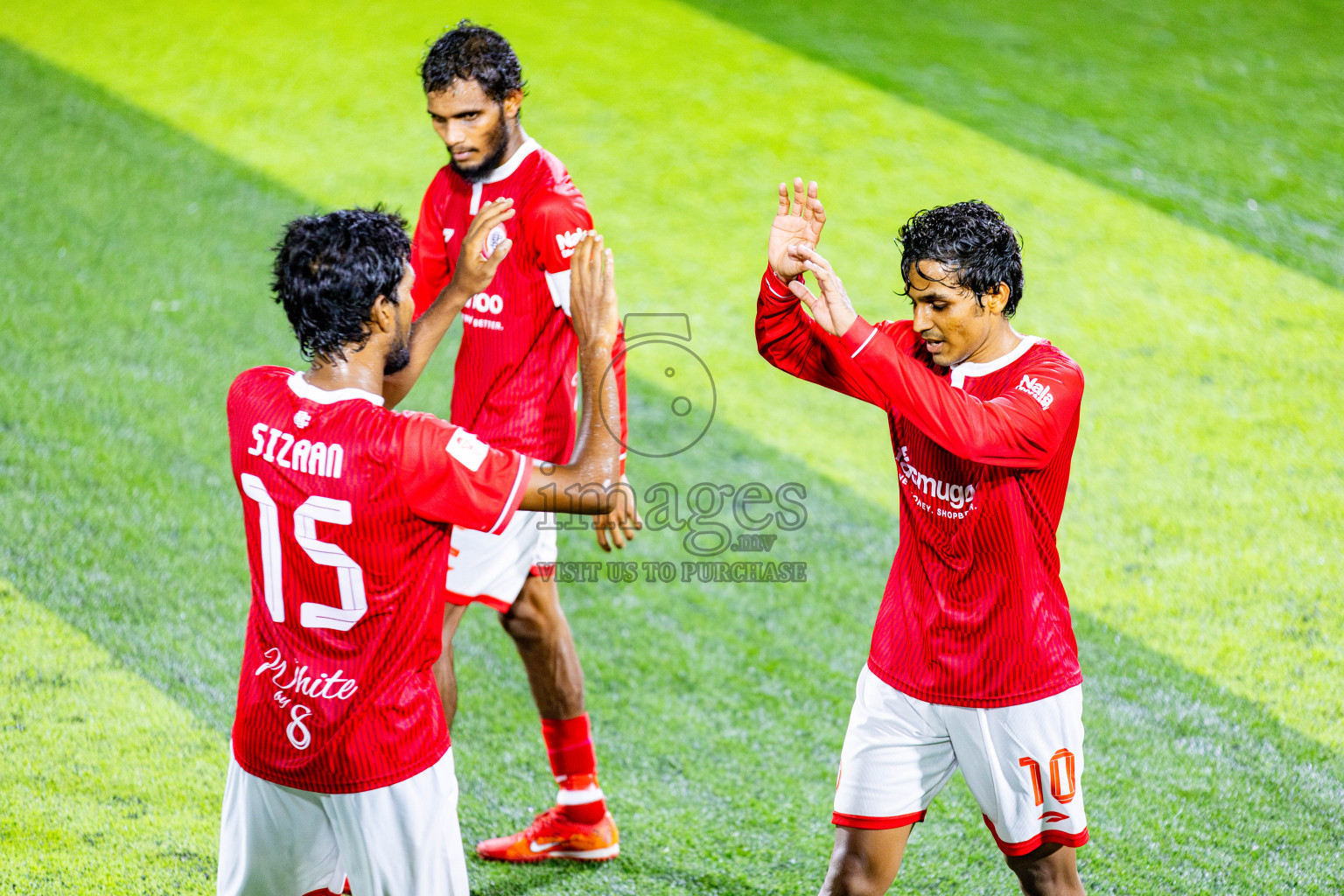 CC Sports Club vs FC Marlins in Day 2 of Eydhafushi Futsal Cup 2024 was held on Tuesday, 9th April 2024, in B Eydhafushi, Maldives Photos: Nausham Waheed / images.mv