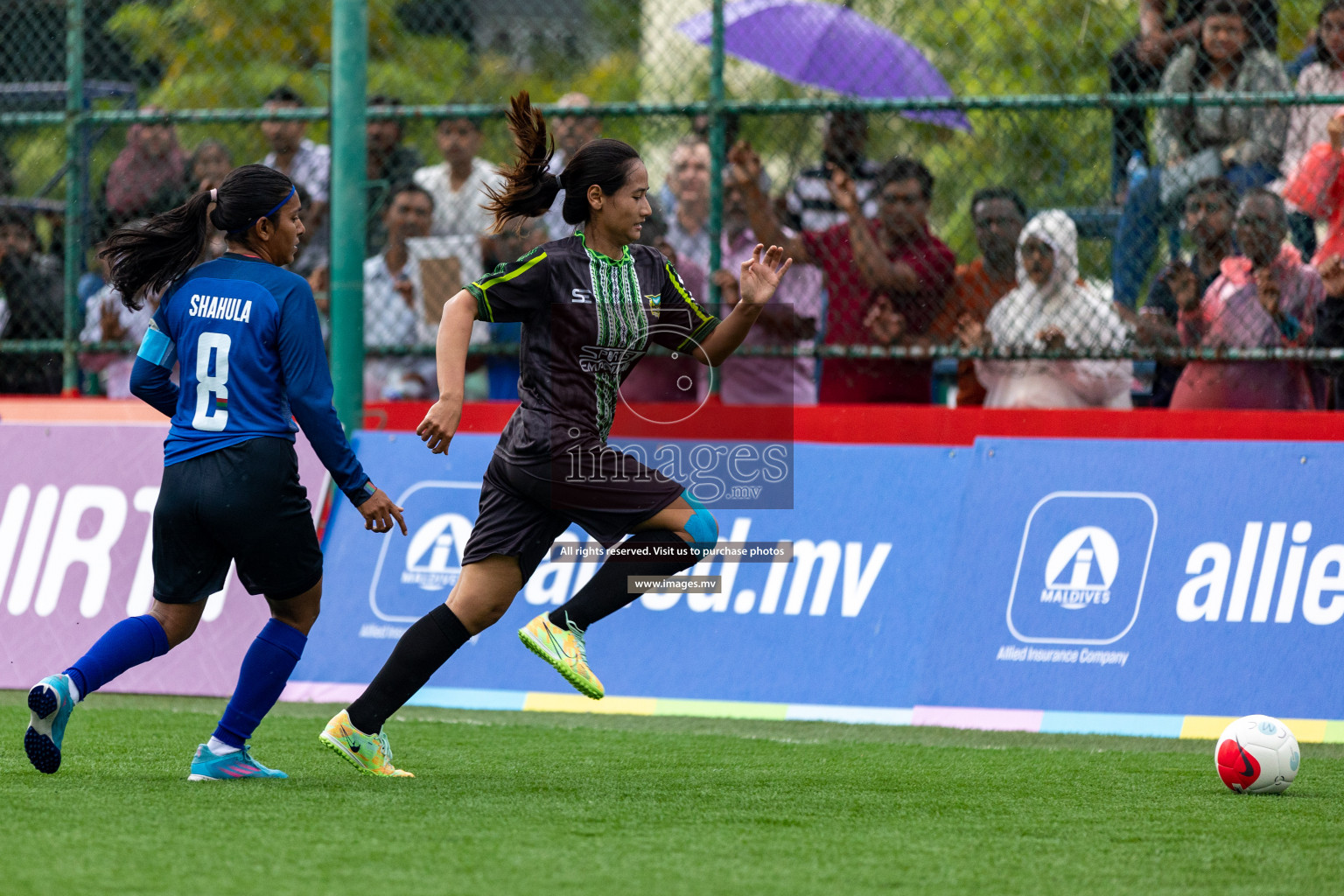 WAMCO vs Team Fenaka in Eighteen Thirty Women's Futsal Fiesta 2022 was held in Hulhumale', Maldives on Friday, 14th October 2022. Photos: Hassan Simah / images.mv