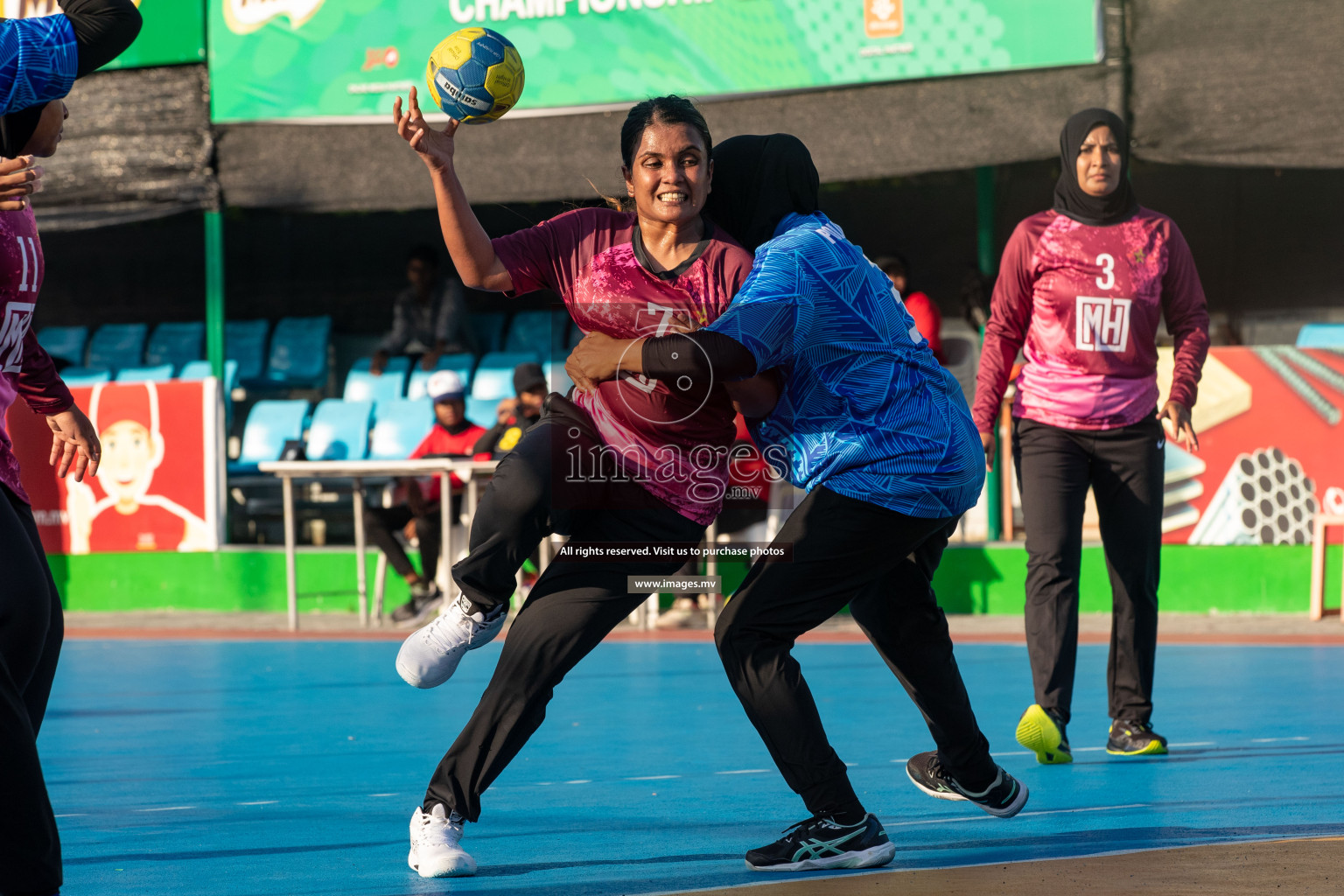 Day 10 of 6th MILO Handball Maldives Championship 2023, held in Handball ground, Male', Maldives on 29th May 2023 Photos: Nausham Waheed/ Images.mv