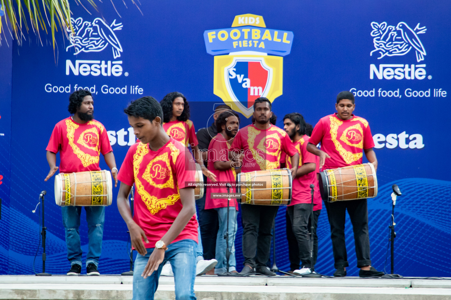 Draw Ceremony of Nestle' Kids Football Fiesta 2023 held in Artificial Beach, Male', Maldives on Saturday, 7th October 2023