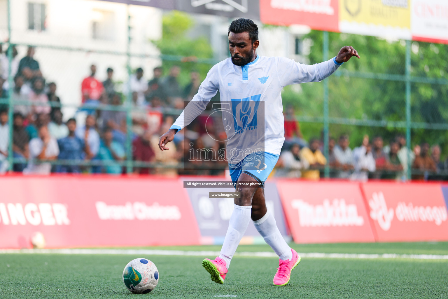 Club AVSEC vs Crossroads Maldives in Club Maldives Cup 2023 held in Hulhumale, Maldives, on Monday, 24th July 2023 Photos: Nausham Waheed/ images.mv