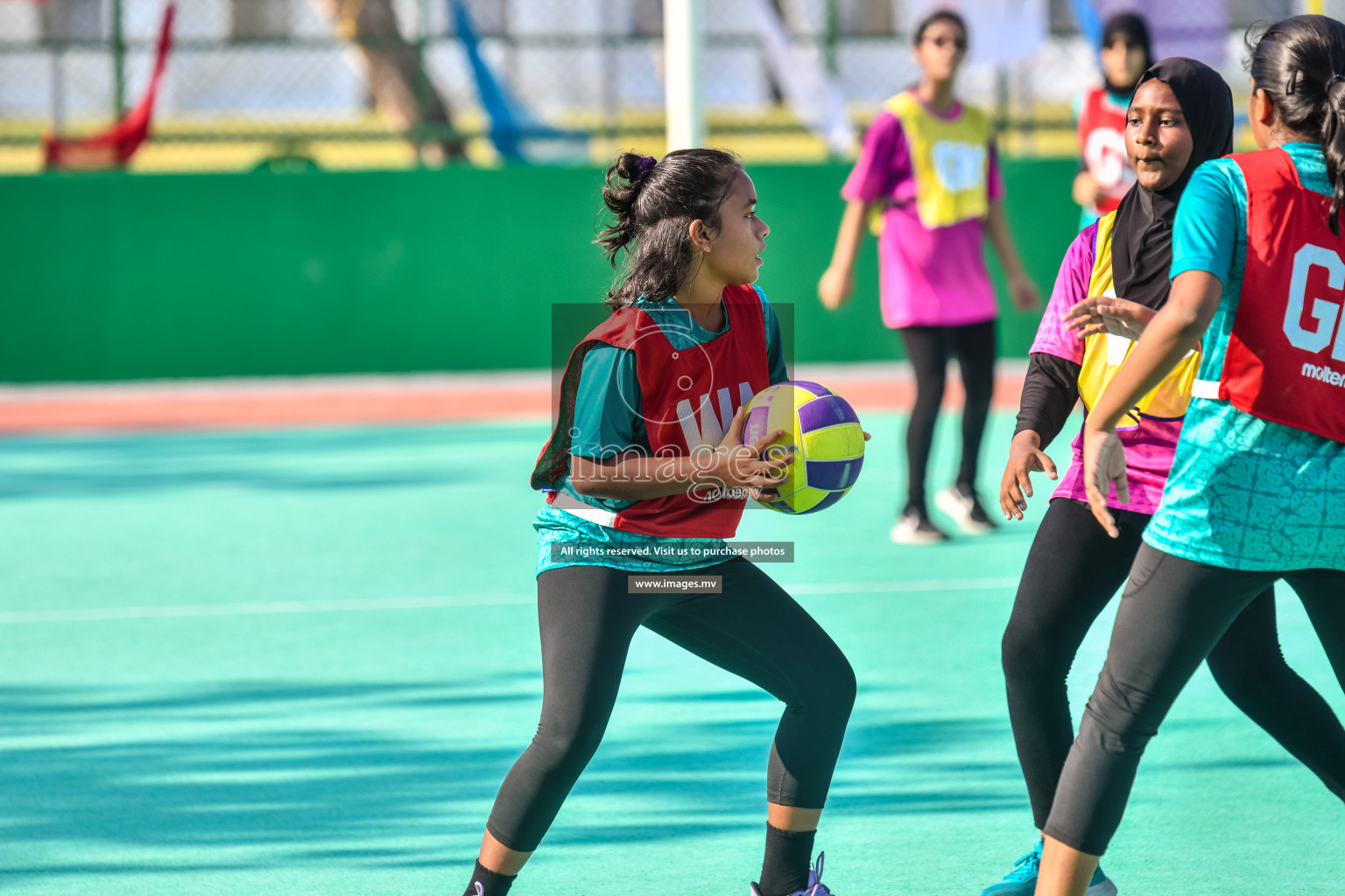 Day 8 of Junior Netball Championship 2022 on 11th March 2022 held in Male', Maldives. Photos by Nausham Waheed