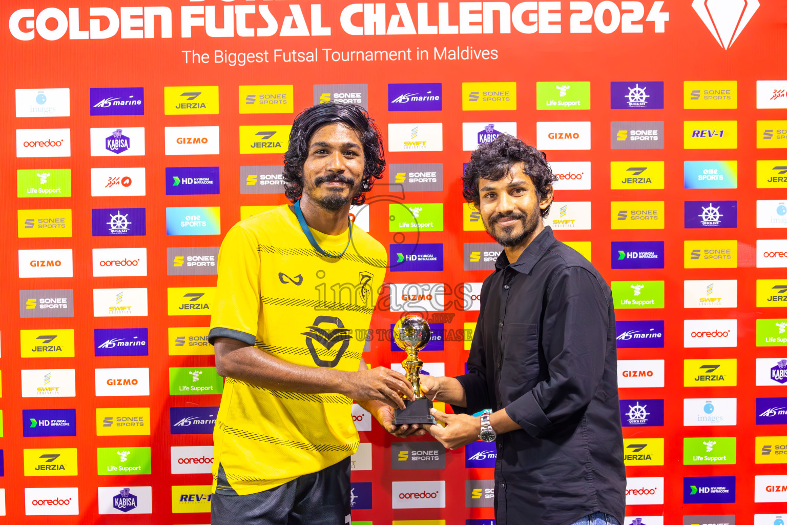 K Gaafaru vs K Himmafushi in Day 22 of Golden Futsal Challenge 2024 was held on Monday , 5th February 2024 in Hulhumale', Maldives
Photos: Ismail Thoriq / images.mv