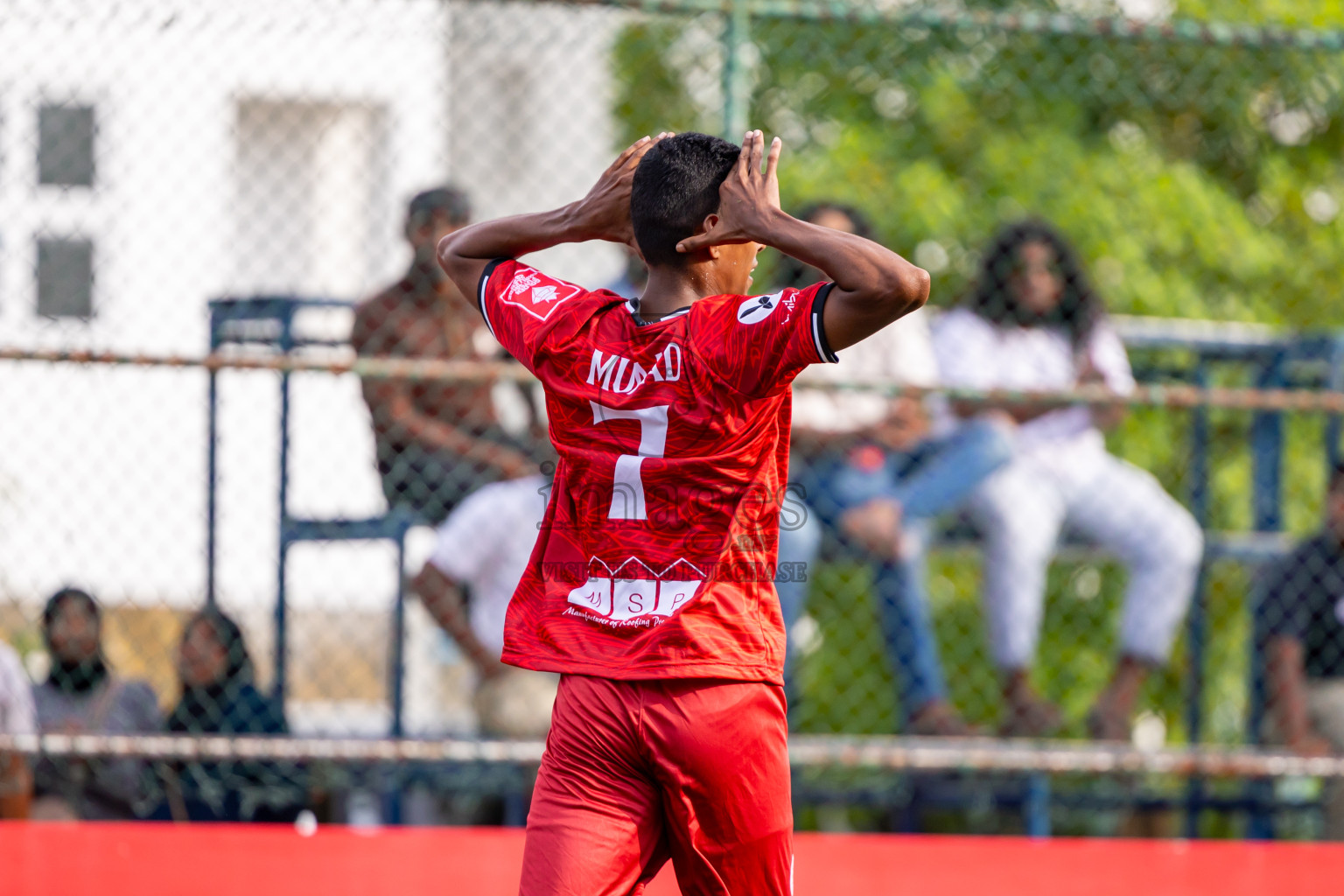 GDh Madaveli vs GDh Faresmaathodaa in Day 12 of Golden Futsal Challenge 2025 was held on Thursday, 16th January 2025, in Hulhumale', Maldives Photos: Nausham Waheed  / images.mv