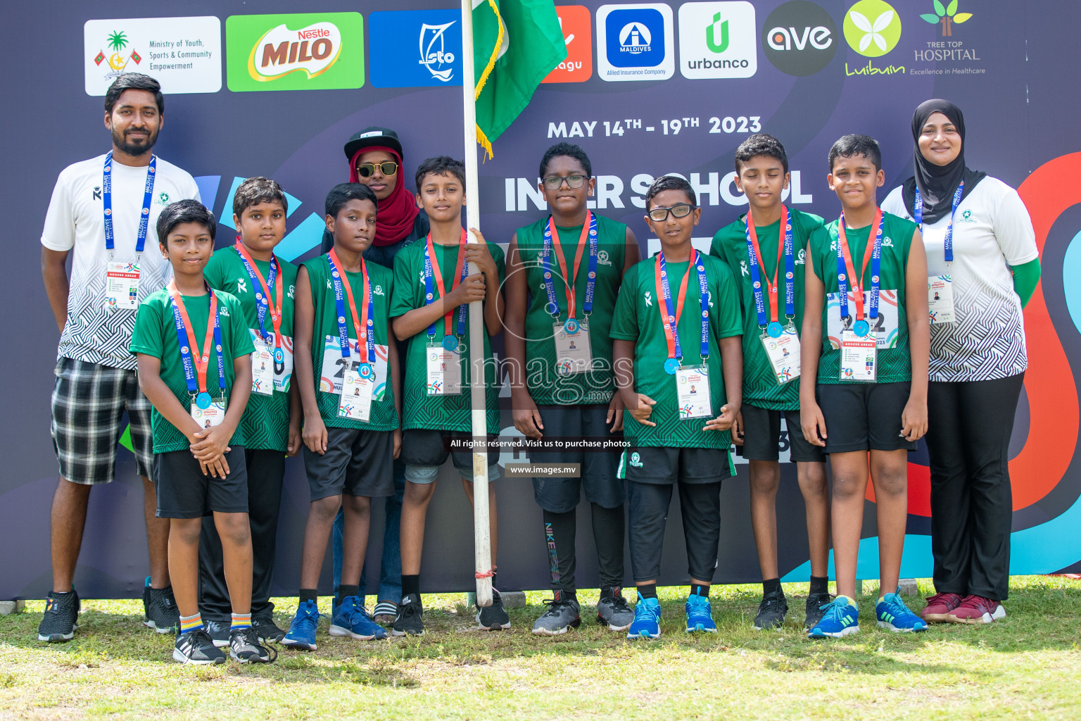 Day four of Inter School Athletics Championship 2023 was held at Hulhumale' Running Track at Hulhumale', Maldives on Wednesday, 18th May 2023. Photos:  Nausham Waheed / images.mv