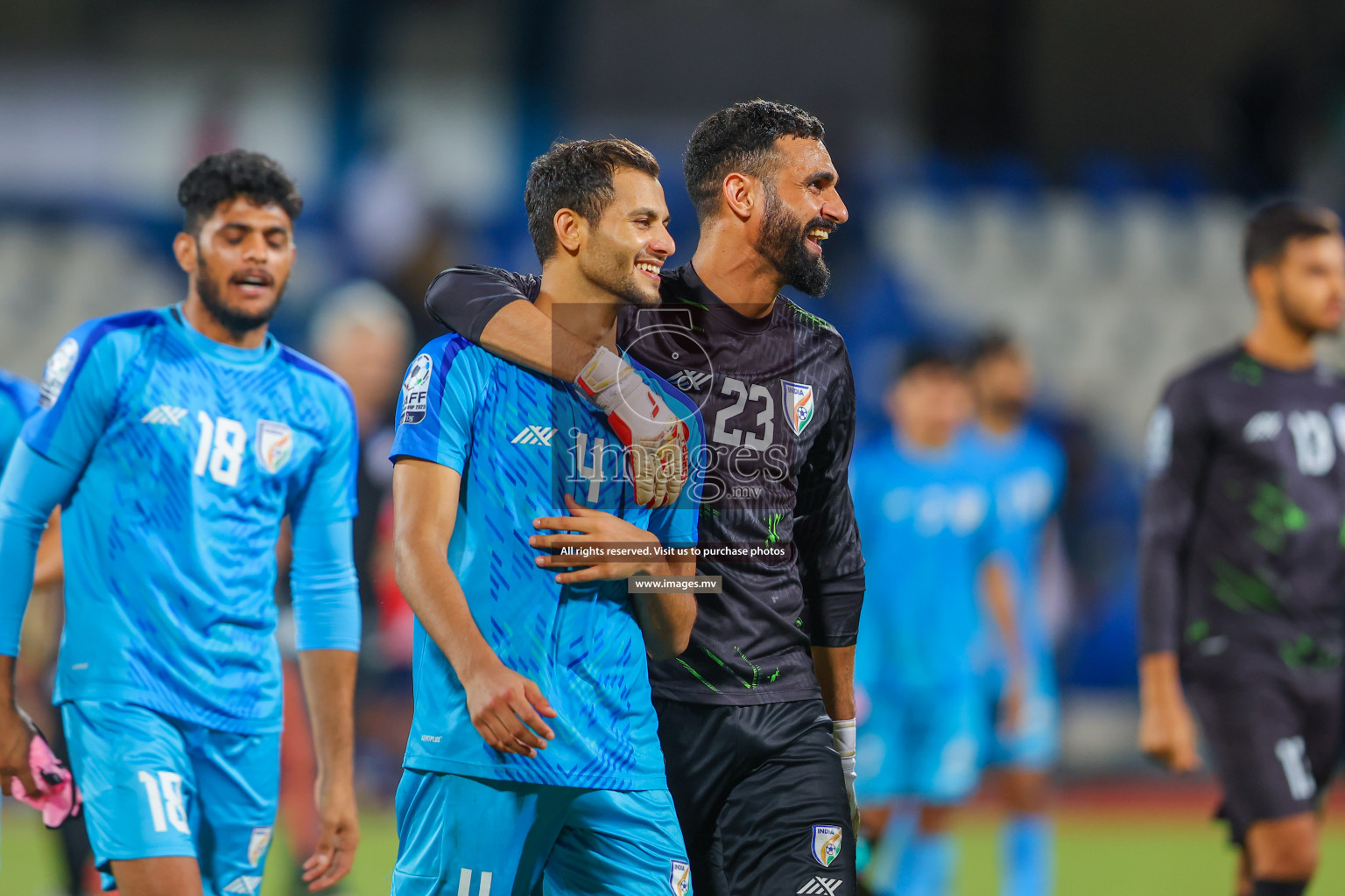 India vs Kuwait in SAFF Championship 2023 held in Sree Kanteerava Stadium, Bengaluru, India, on Tuesday, 27th June 2023. Photos: Nausham Waheed/ images.mv