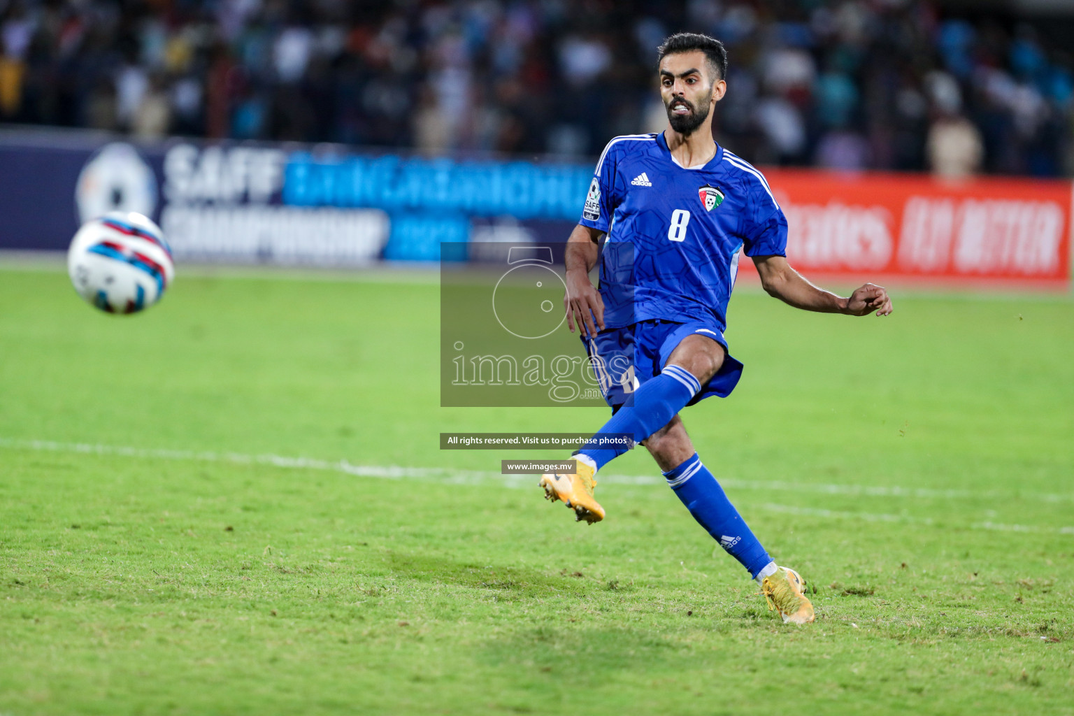 Kuwait vs India in the Final of SAFF Championship 2023 held in Sree Kanteerava Stadium, Bengaluru, India, on Tuesday, 4th July 2023. Photos: Nausham Waheed, Hassan Simah / images.mv