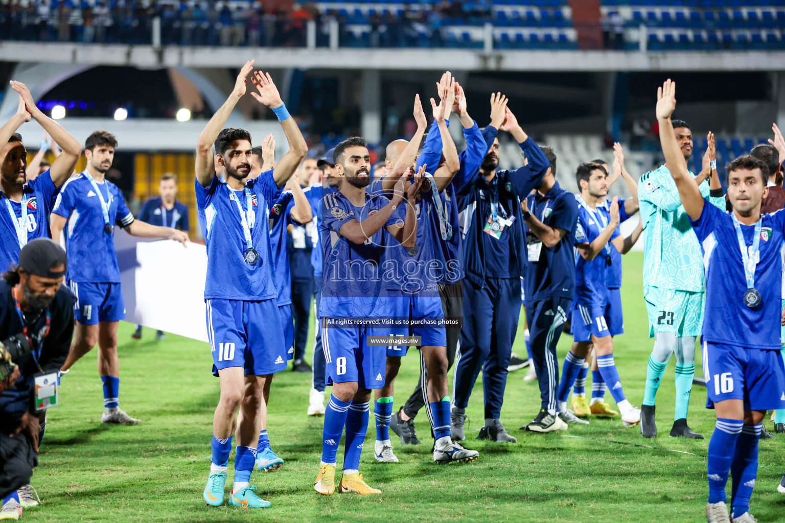 Kuwait vs India in the Final of SAFF Championship 2023 held in Sree Kanteerava Stadium, Bengaluru, India, on Tuesday, 4th July 2023. Photos: Nausham Waheed / images.mv