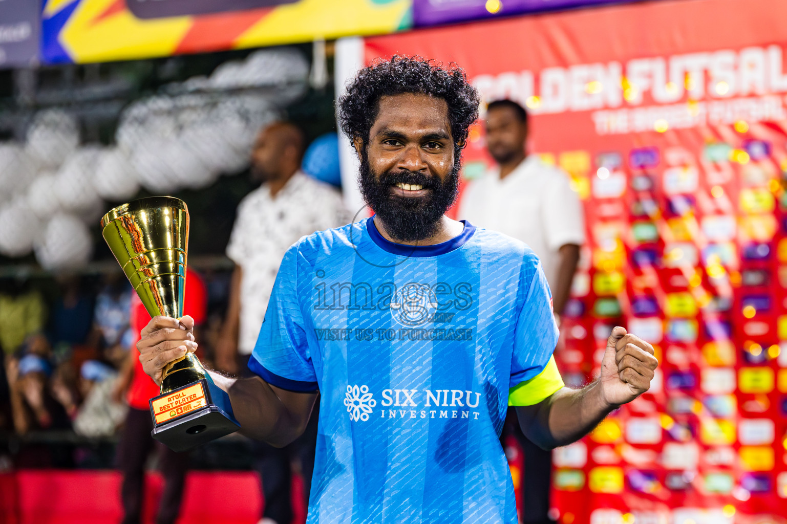 M Dhiggaru vs M Mulak in Meemu Atoll Finals in Day 25 of Golden Futsal Challenge 2025 was held on Wednesday , 28th January 2025, in Hulhumale', Maldives. Photos: Abdulla Abeed / images.mv