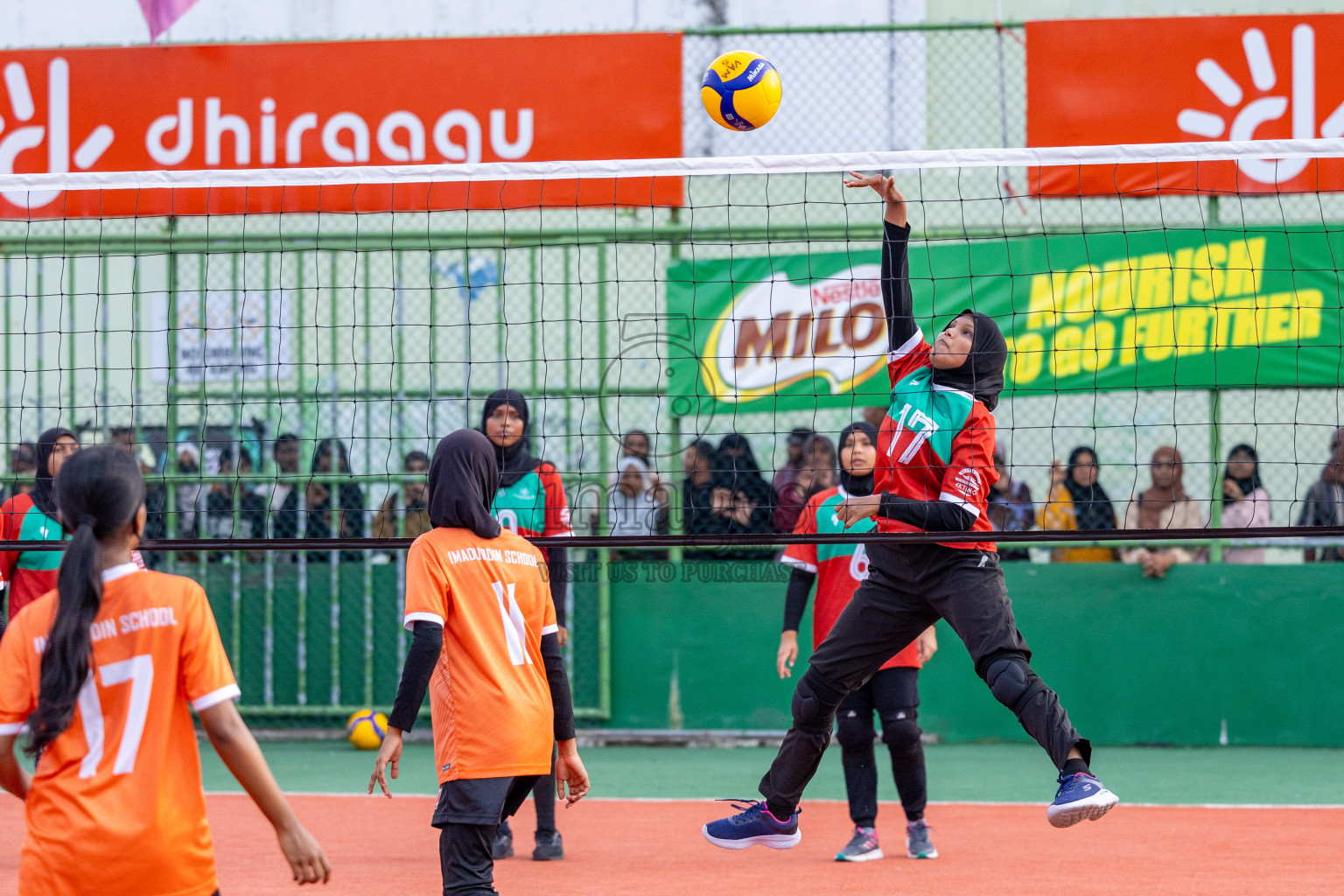 Day 11 of Interschool Volleyball Tournament 2024 was held in Ekuveni Volleyball Court at Male', Maldives on Monday, 2nd December 2024.
Photos: Ismail Thoriq / images.mv