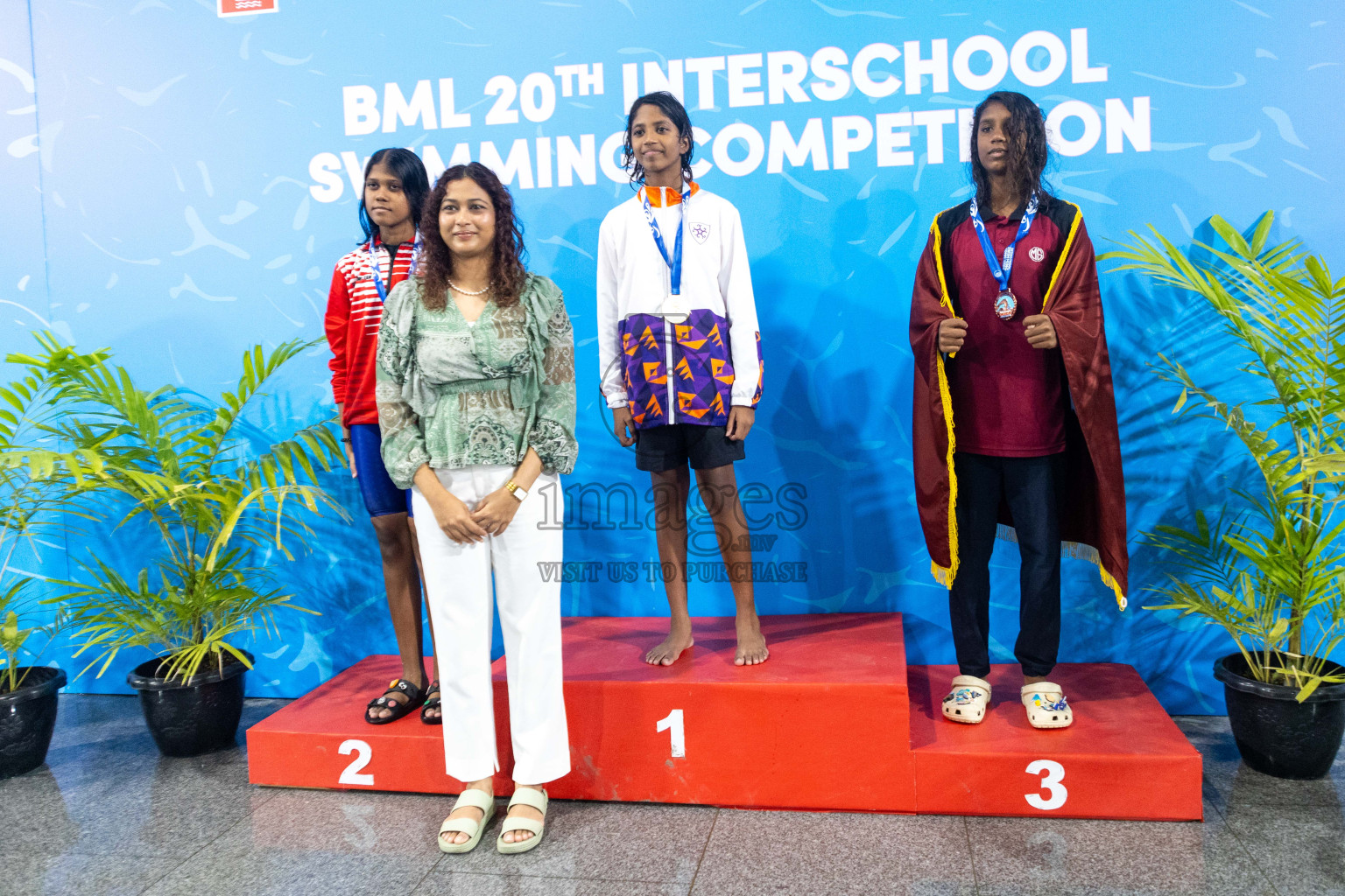 Day 4 of 20th Inter-school Swimming Competition 2024 held in Hulhumale', Maldives on Tuesday, 15th October 2024. Photos: Ismail Thoriq / images.mv