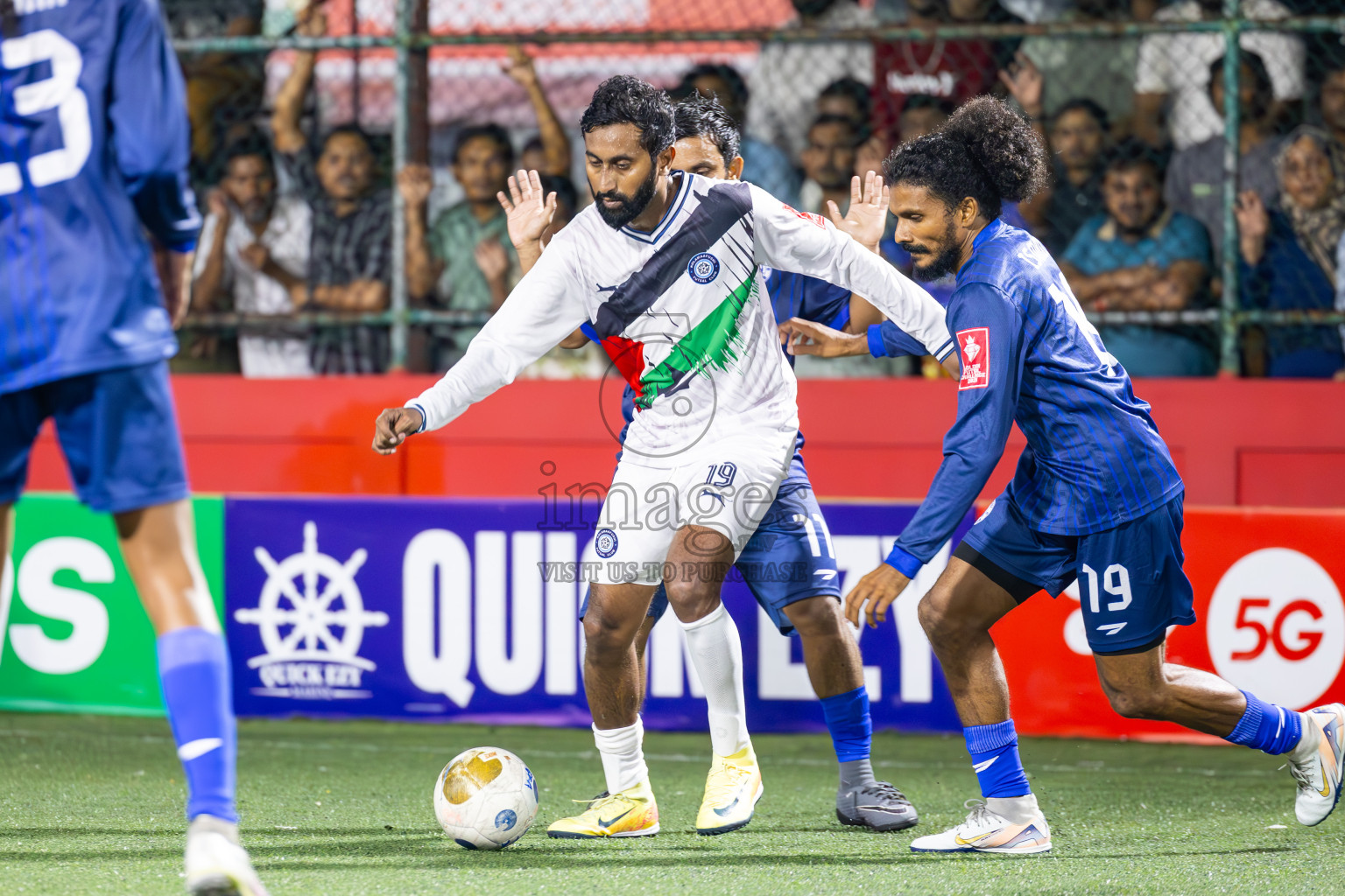 GA Kolamaafushi vs GA Villingili in Day 14 of Golden Futsal Challenge 2025 was held on Saturday, 18th January 2025, in Hulhumale', Maldives. Photos: Ismail Thoriq / images.mv