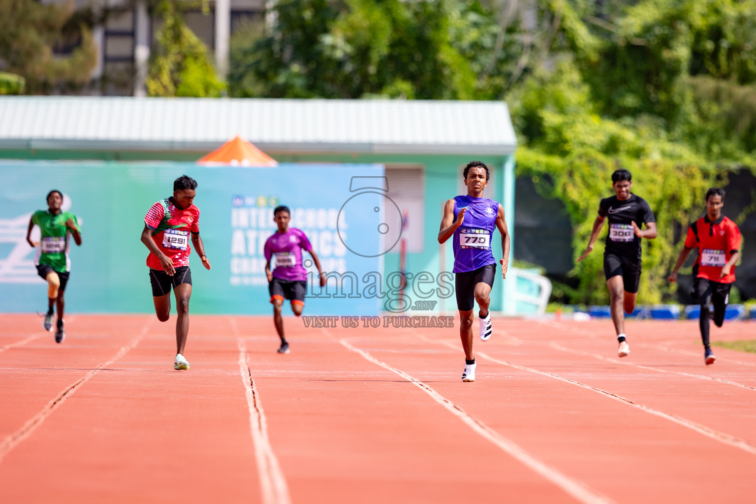 Day 3 of MWSC Interschool Athletics Championships 2024 held in Hulhumale Running Track, Hulhumale, Maldives on Monday, 11th November 2024. 
Photos by: Hassan Simah / Images.mv