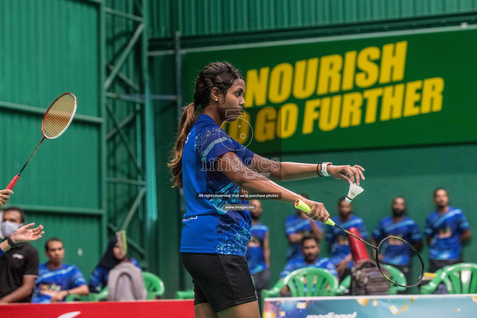 Day 2 of Badminton association mixed group championship 2021 held in Male', Maldives Photos by Nausham Waheed