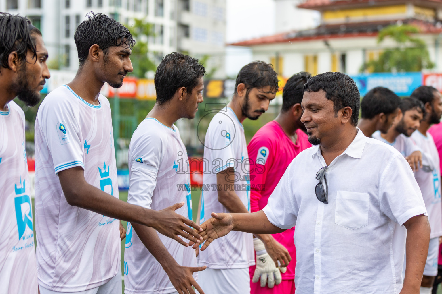 AA. Thoddoo VS AA. Himandhoo in Day 7 of Golden Futsal Challenge 2025 was held on Saturday, 11th January 2025, in Hulhumale', Maldives Photos: Hassan Simah / images.mv