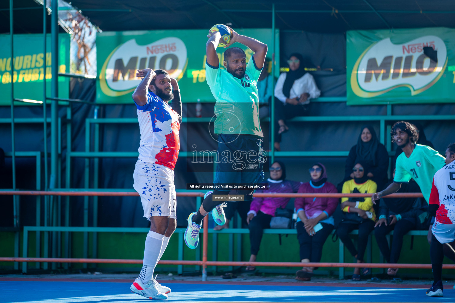 Day 6 of 6th MILO Handball Maldives Championship 2023, held in Handball ground, Male', Maldives on Thursday, 25th May 2023 Photos: Shuu Abdul Sattar/ Images.mv