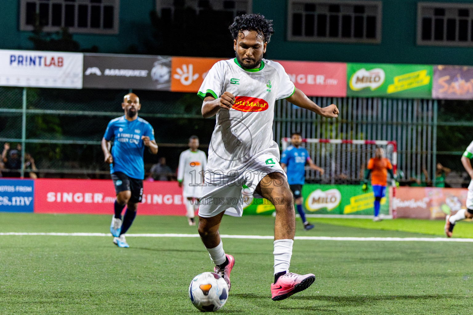 TEAM BADHAHI vs AGRI in Club Maldives Classic 2024 held in Rehendi Futsal Ground, Hulhumale', Maldives on Saturday, 7th September 2024. Photos: Nausham Waheed / images.mv