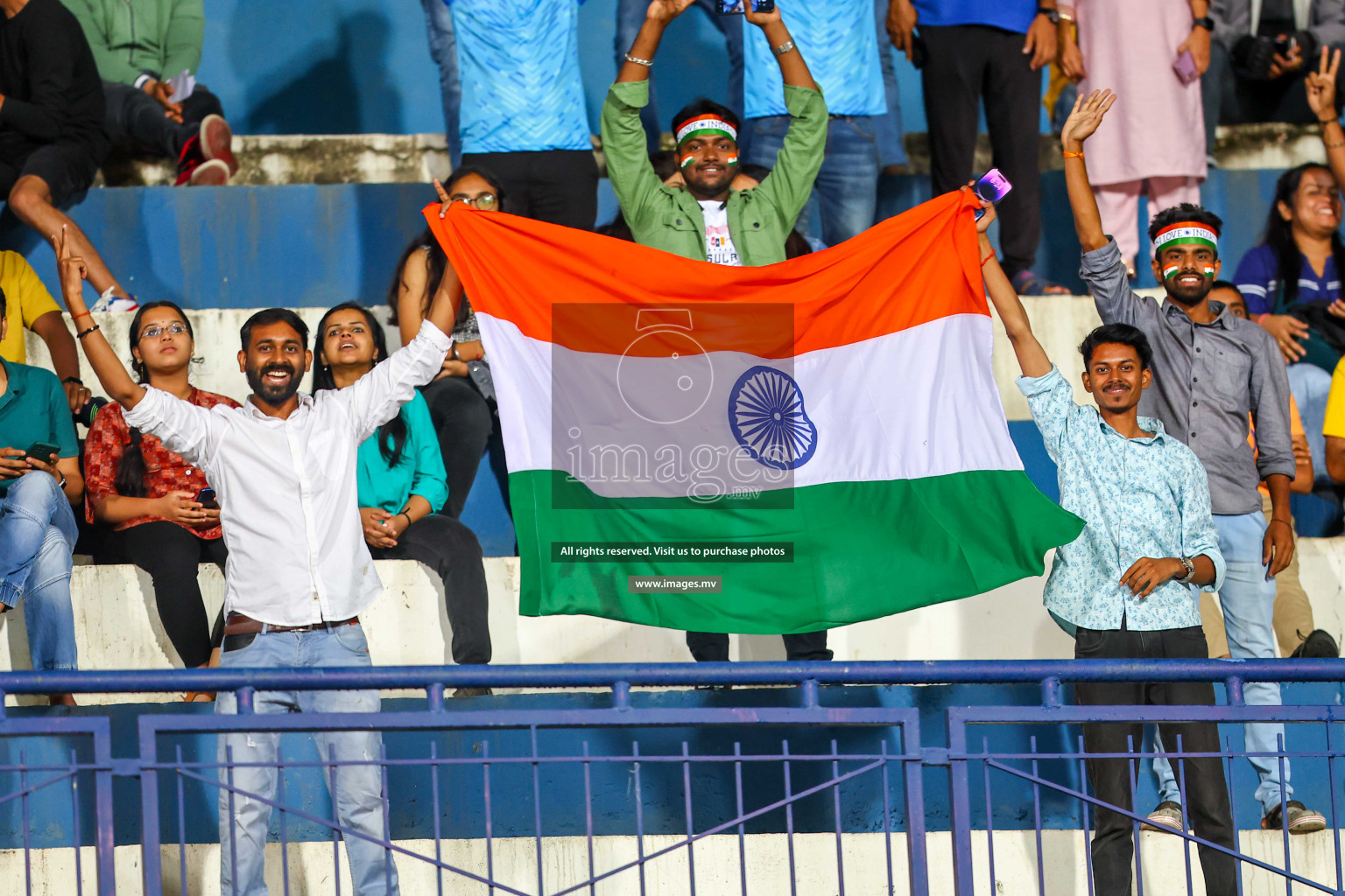 Nepal vs India in SAFF Championship 2023 held in Sree Kanteerava Stadium, Bengaluru, India, on Saturday, 24th June 2023. Photos: Hassan Simah / images.mv