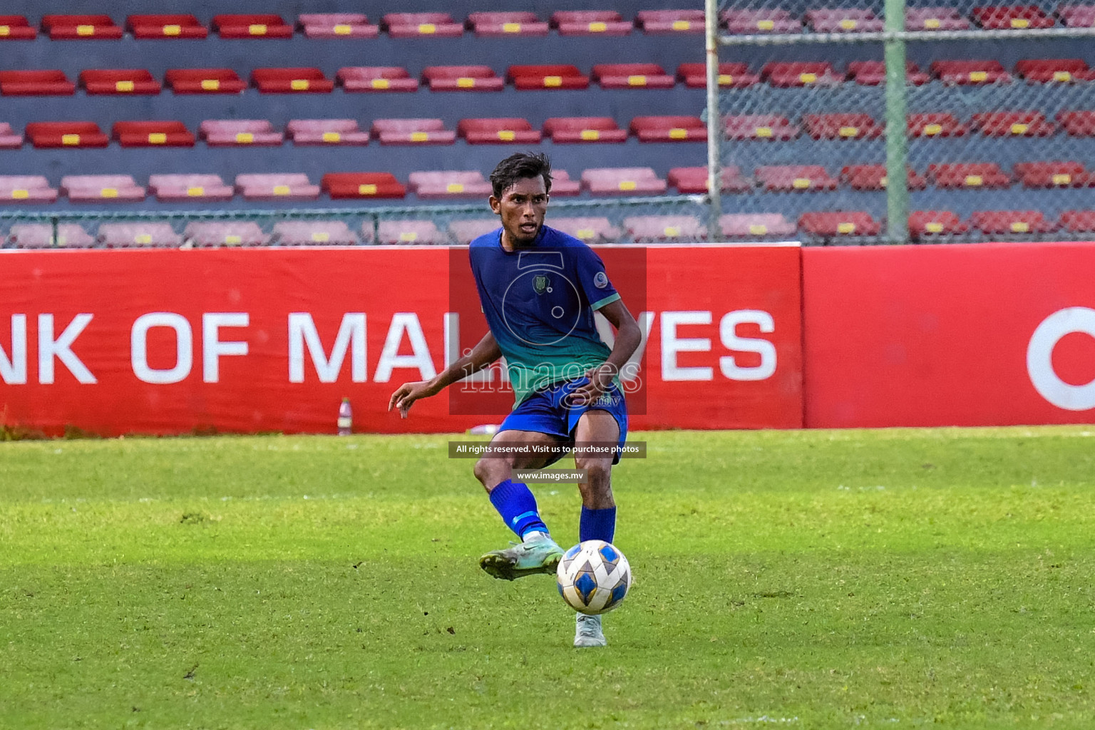 Super United Sports vs Buru Sports Club in Dhivehi Premier League Qualification 22 on 24th Aug 2022, held in National Football Stadium, Male', Maldives Photos: Nausham Waheed / Images.mv