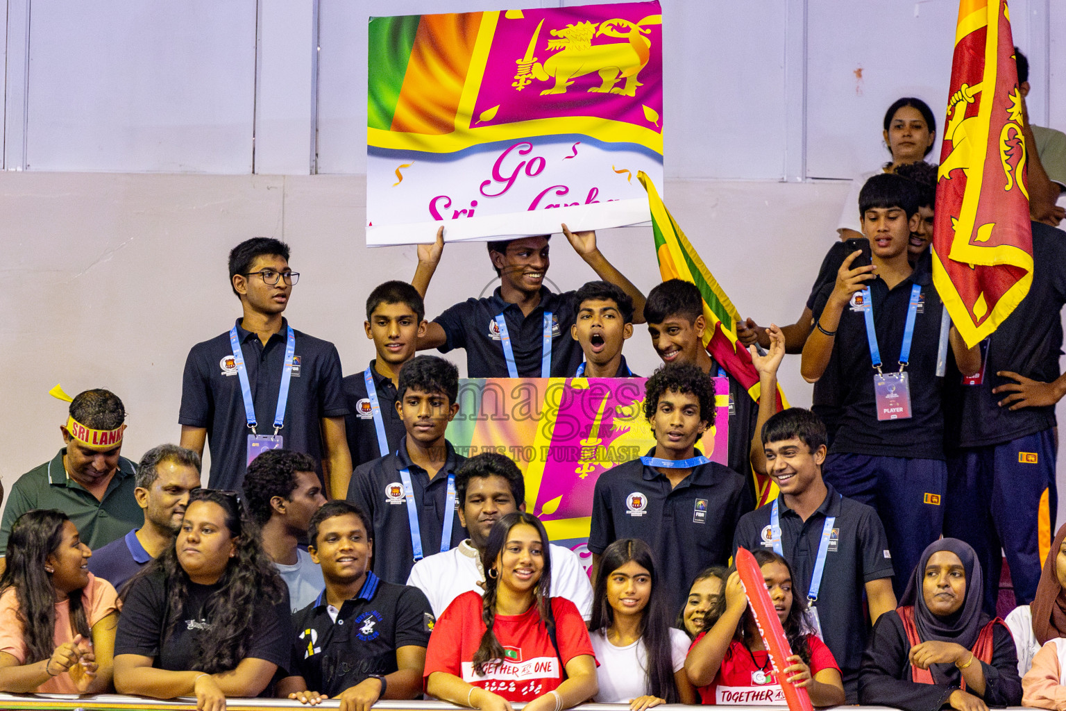 Maldives vs SriLanka in Day 2 of Under 16 Woman's Asian Cup SABA Qualifiers 2025 was held in Social Center, Male', Maldives on Friday, 13th June 2025. Photos: Nausham Waheed / images.mv