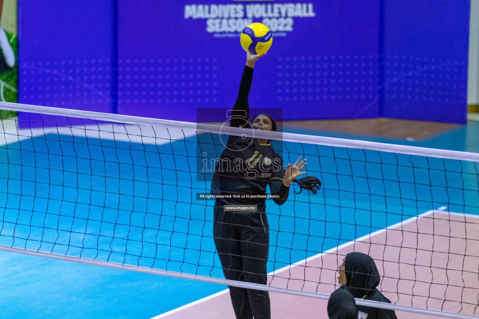 Volleyball Association Cup 2022-Women's Division-Match Day 9 was held in Male', Maldives on Friday, 3rd June 2022 at Social Center Indoor Hall Photos By: Ismail Thoriq/images.mv