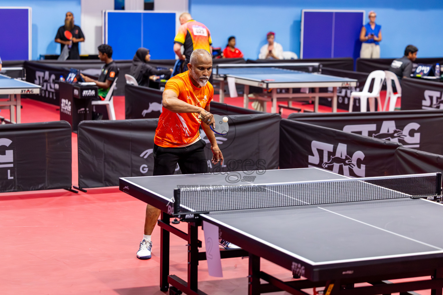 Day 2 of 1st Thoddoo Masters Table Tennis Tournament was held on Friday, 22nd August 2025 in AA Thoddoo, Maldives. Photos: Nausham Waheed / images.mv