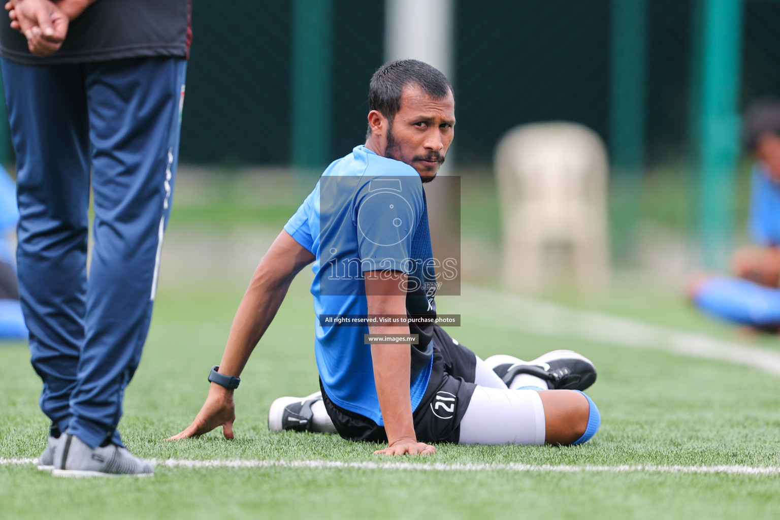 Maldives Practice Sessions on 26 June 2023 before their match in Bangabandhu SAFF Championship 2023 held in Bengaluru Football Ground