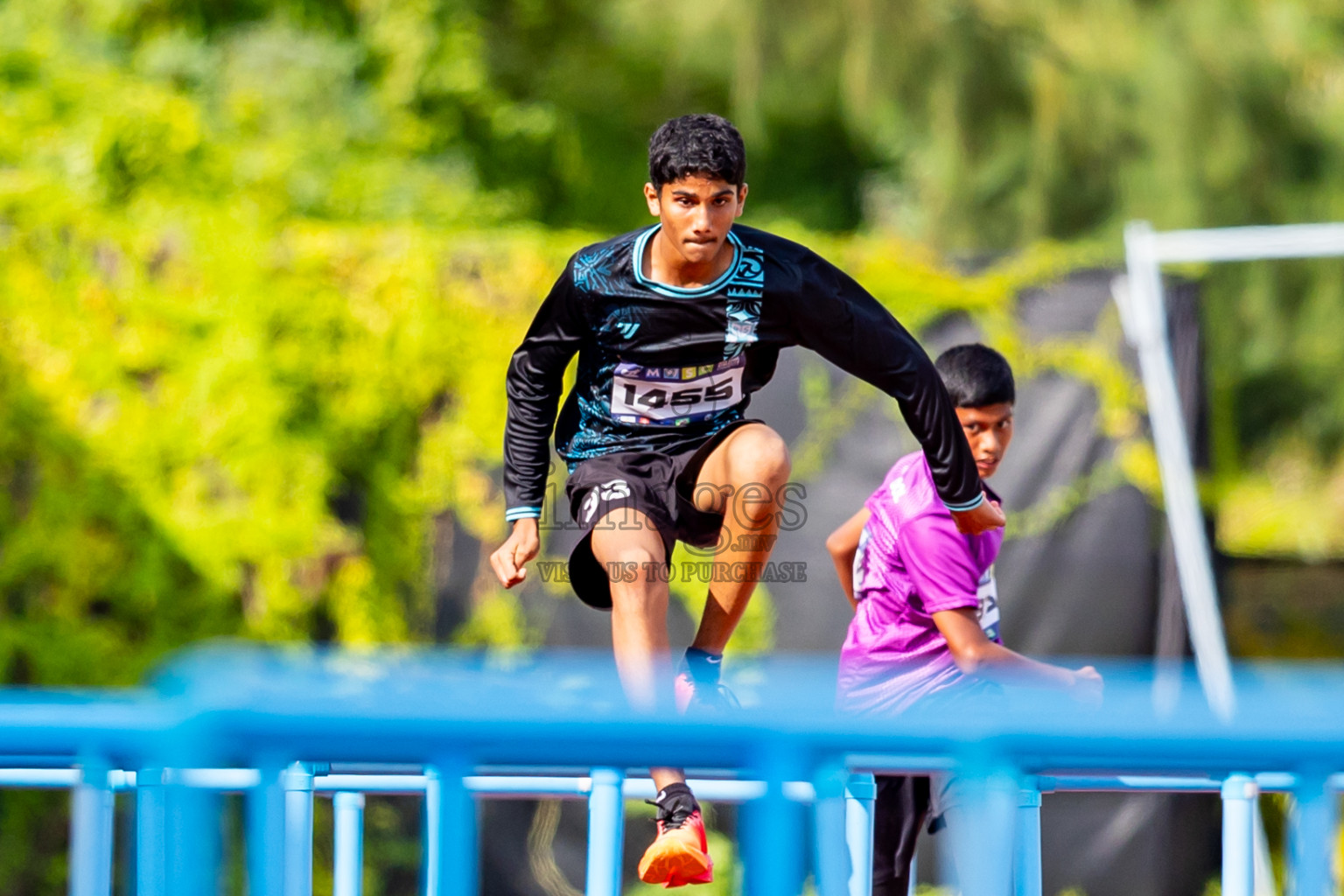 Day 4 of MWSC Interschool Athletics Championships 2024 held in Hulhumale Running Track, Hulhumale, Maldives on Tuesday, 12th November 2024. Photos by: Nausham Waheed / Images.mv