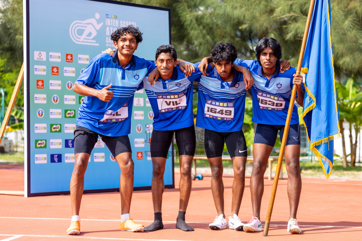 Day 6 of MWSC Interschool Athletics Championships 2024 held in Hulhumale Running Track, Hulhumale, Maldives on Thursday, 14th November 2024. Photos by: Ismail Thoriq / Images.mv