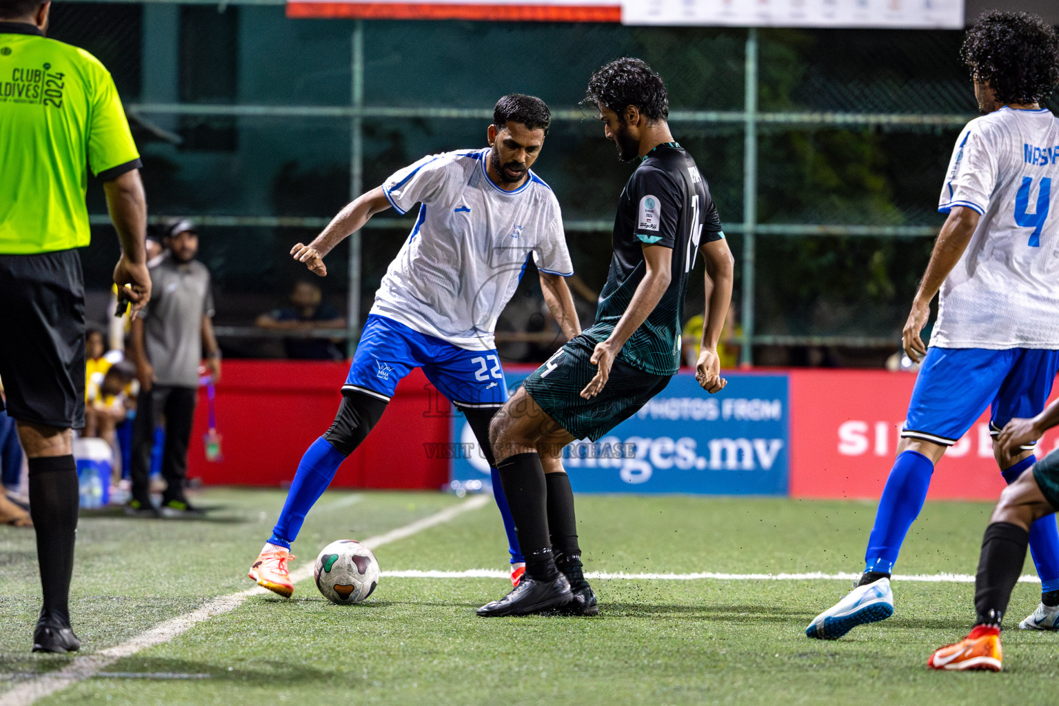 MMA SC vs CLUB SDFC in Club Maldives Classic 2024 held in Rehendi Futsal Ground, Hulhumale', Maldives on Sunday, 15th September 2024. Photos: Mohamed Mahfooz Moosa / images.mv