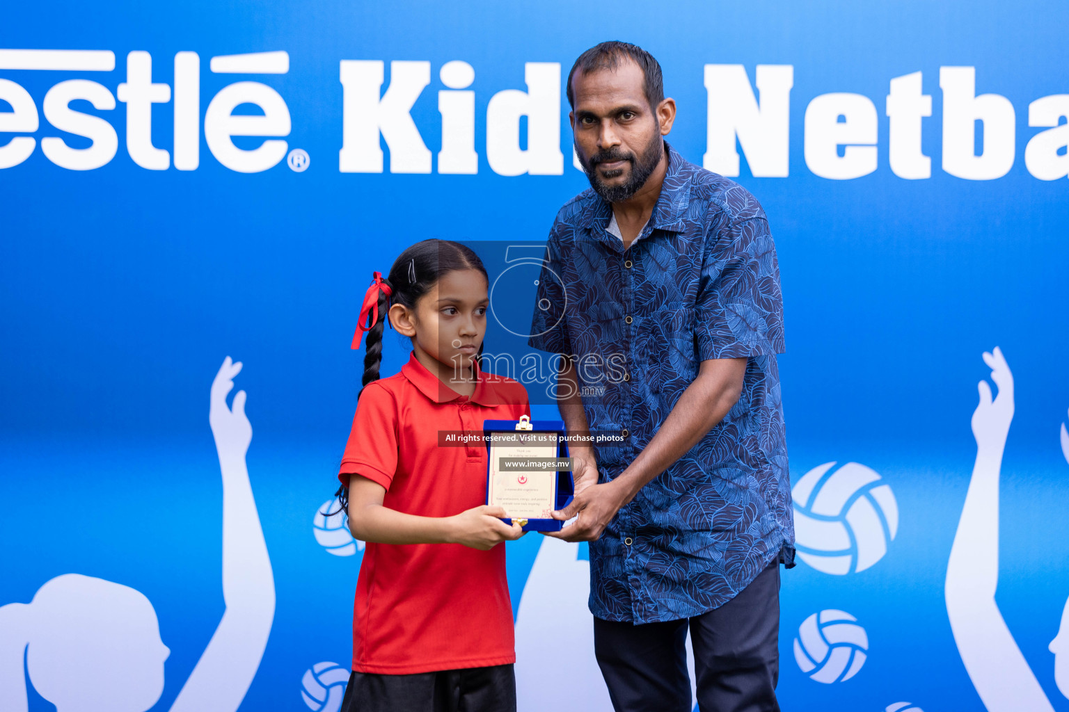 Day 2 of Nestle' Kids Netball Fiesta 2023 held in Henveyru Stadium, Male', Maldives on Thursday, 1st December 2023. Photos by Nausham Waheed / Images.mv