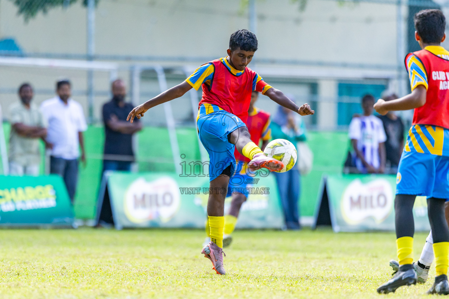 Day 5 of MILO Academy Championship 2025 (U14) was held on Monday, 3rd November 2025 at Henveiru Football Grounds, Male', Maldives . 

Photos: Mohamed Mahfooz Moosa / images.mv