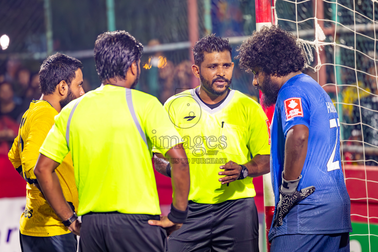 L Gan vs L Isdhoo in Laamu Atoll Finals Day 26 of Golden Futsal Challenge 2025 was held on Thursday , 30th January 2025, in Hulhumale', Maldives. Photos: Ismail Thoriq / images.mv