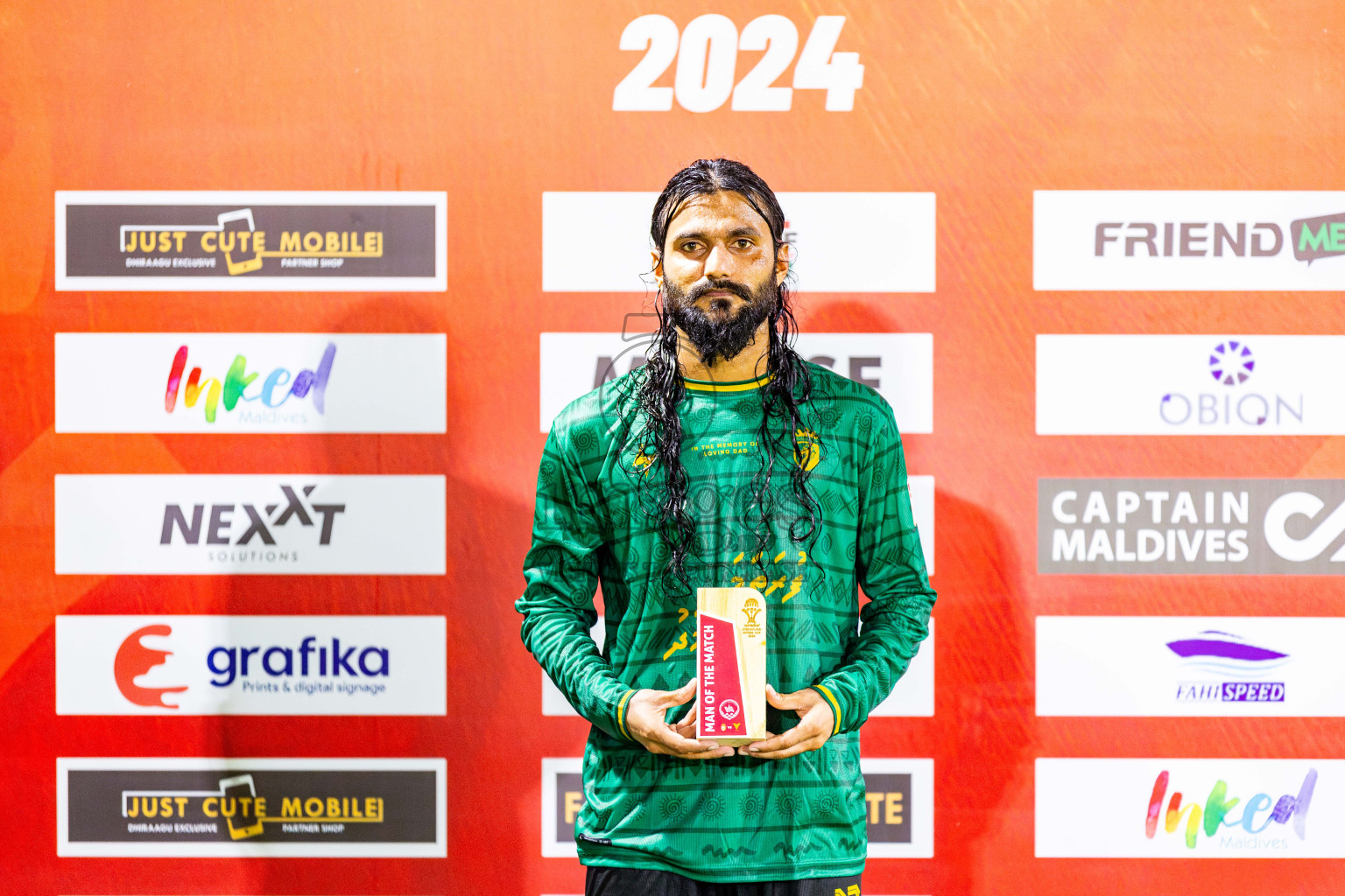 Muring FC vs V Vela in Day 1 of Eydhafushi Futsal Cup 2024 was held on Monday , 8th April 2024, in B Eydhafushi, Maldives Photos: Nausham Waheed / images.mv