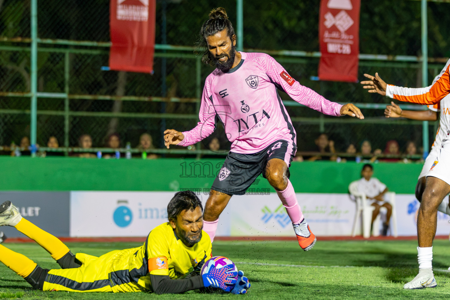 Day 1 of NMC - MYM Futsal Challenge 2026 held in N. Miladhoo, Maldives on Friday, 21st August 2026. Photos By: Mohamed Shavir Rasheed / images.mv