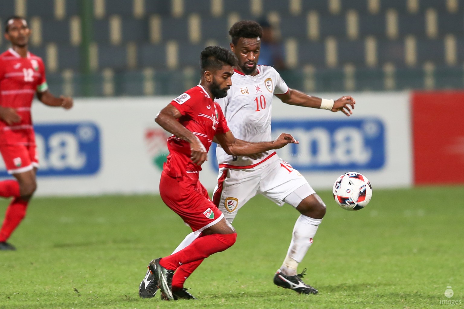 Asian Cup Qualifier between Maldives and Oman in National Stadium, on 10 October 2017 Male' Maldives. ( Images.mv Photo: Abdulla Abeedh )