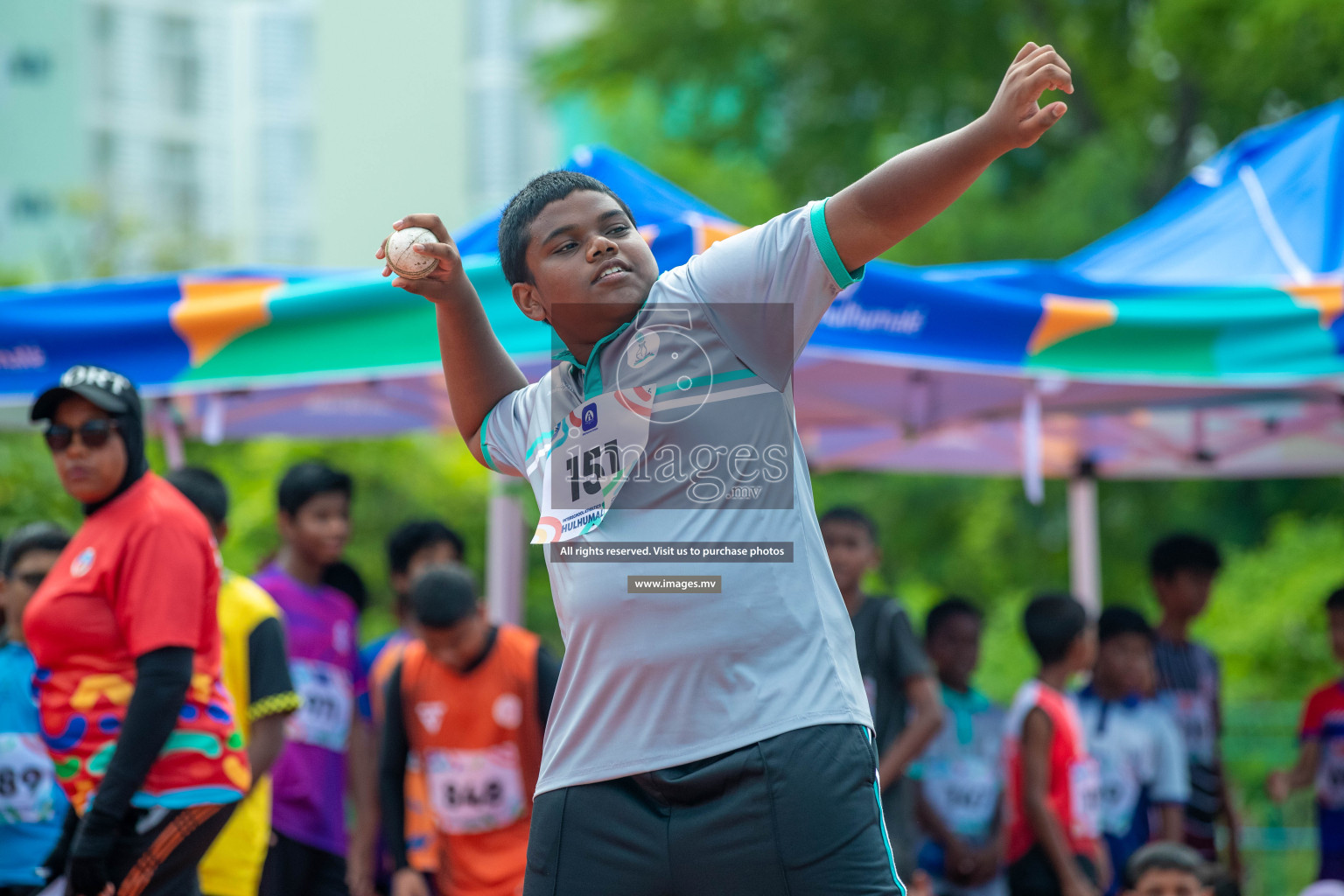 Day two of Inter School Athletics Championship 2023 was held at Hulhumale' Running Track at Hulhumale', Maldives on Sunday, 15th May 2023. Photos: Nausham Waheed / images.mv