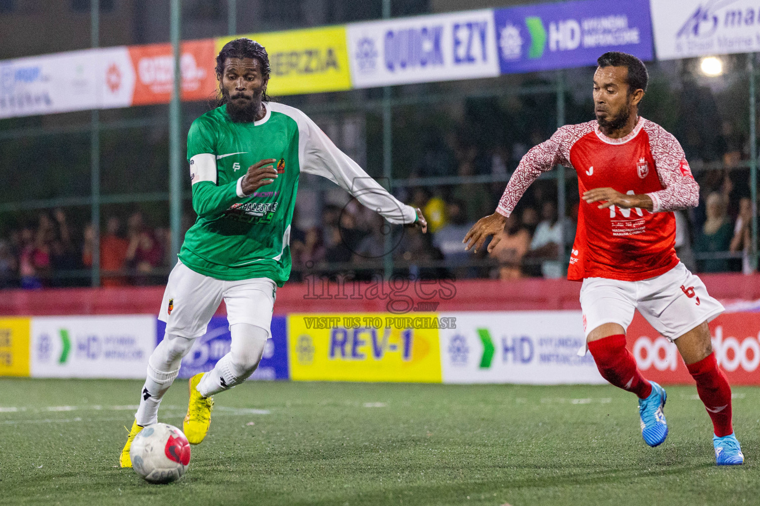 L Maavah vs L Kalaidhoo in Day 3 of Golden Futsal Challenge 2024 was held on Wednesday, 17th January 2024, in Hulhumale', Maldives
Photos: Ismail Thoriq / images.mv