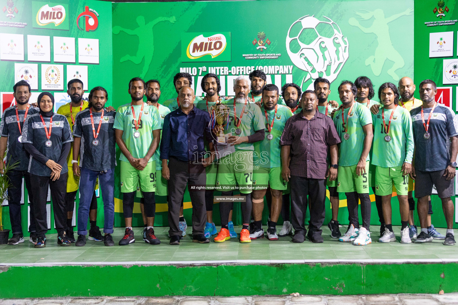 1st Division Final of 7th Inter-Office/Company Handball Tournament 2023, held in Handball ground, Male', Maldives on Monday, 24th October 2023 Photos: Nausham Waheed/ Images.mv