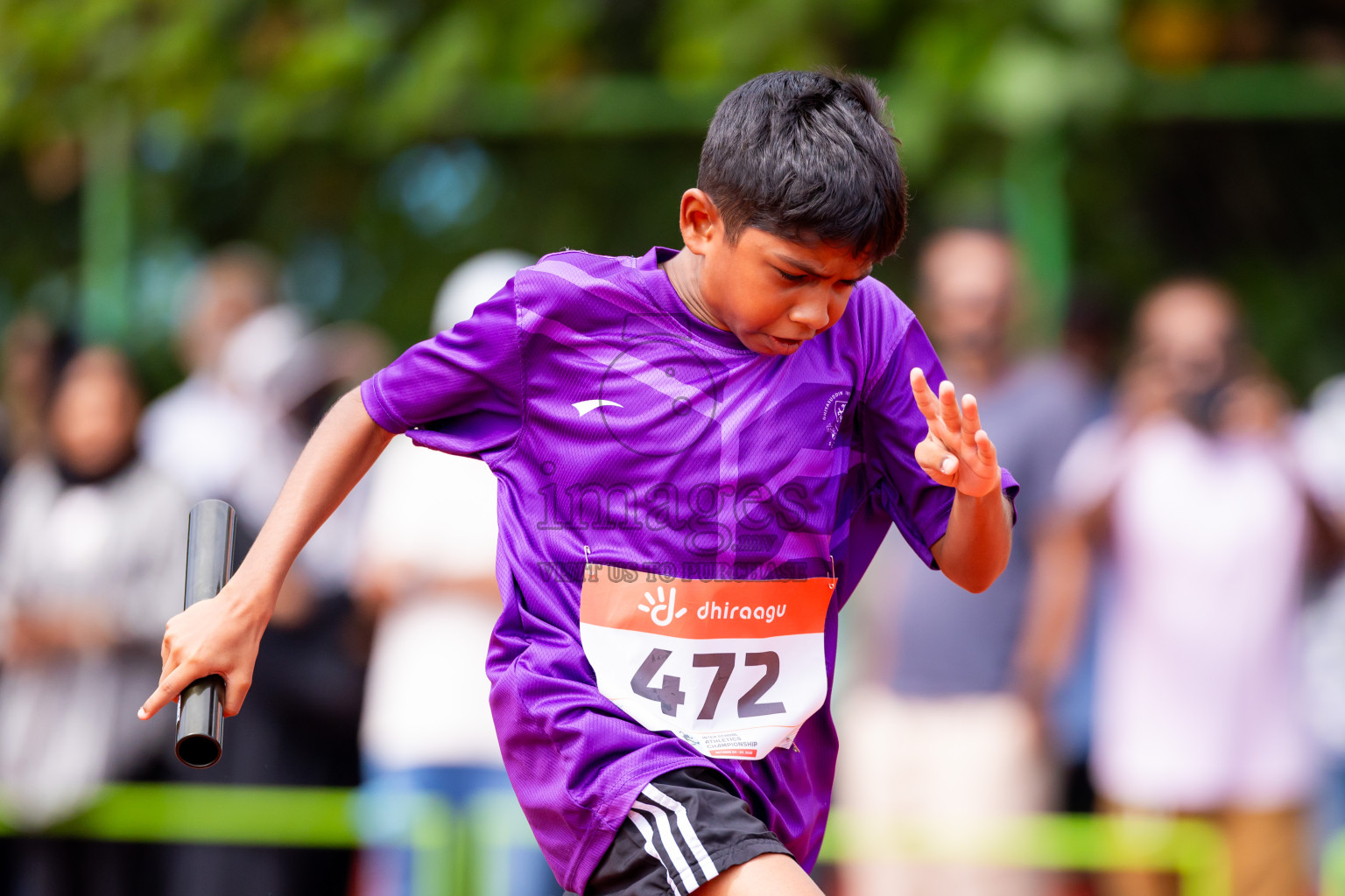 Day 6 of Inter-school Athletics Championship 2025 held in Ekuveni Synthetic Track, Male', Maldives on Sunday, 12th October 2025. Photos by: Nausham Waheed / Images.mv