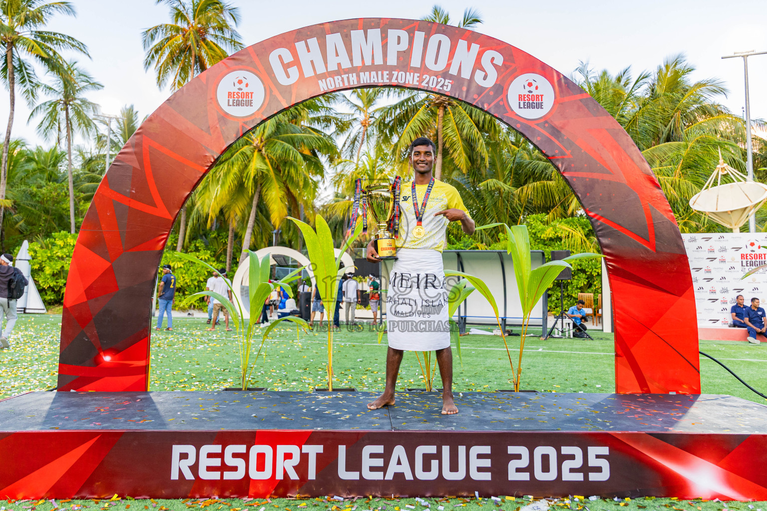 Jumeirah vs Varu in Final of Resort League 2025 (North Male Zone) was held on Saturday, 27th September 2025 in One And Only Reethi Rah Maldives Resort, Photos: Areef Adam / images.mv
