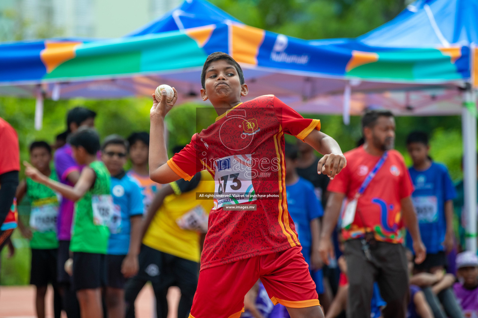 Day two of Inter School Athletics Championship 2023 was held at Hulhumale' Running Track at Hulhumale', Maldives on Sunday, 15th May 2023. Photos: Nausham Waheed / images.mv