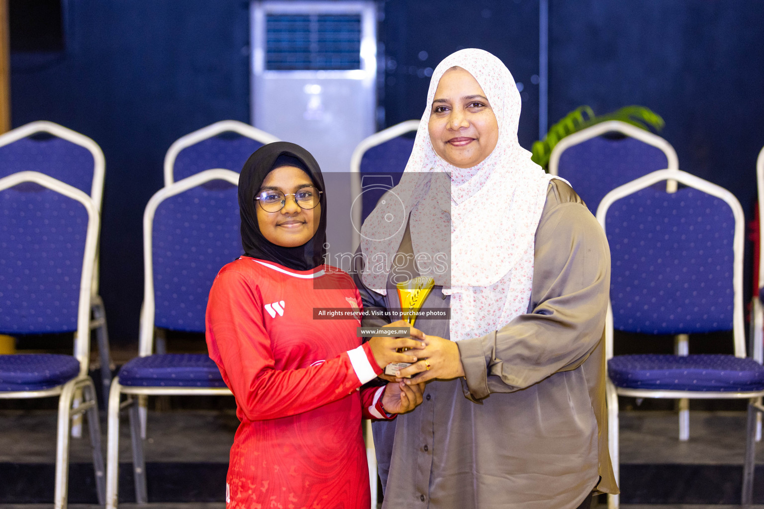 Day6 of 24th Interschool Netball Tournament 2023 was held in Social Center, Male', Maldives on 1st November 2023. Photos: Nausham Waheed / images.mv