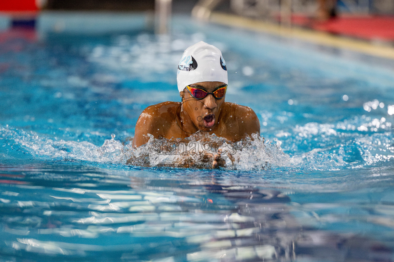 Day 4 of National Swimming Competition 2024 held in Hulhumale', Maldives on Monday, 16th December 2024. 
Photos: Hassan Simah / images.mv